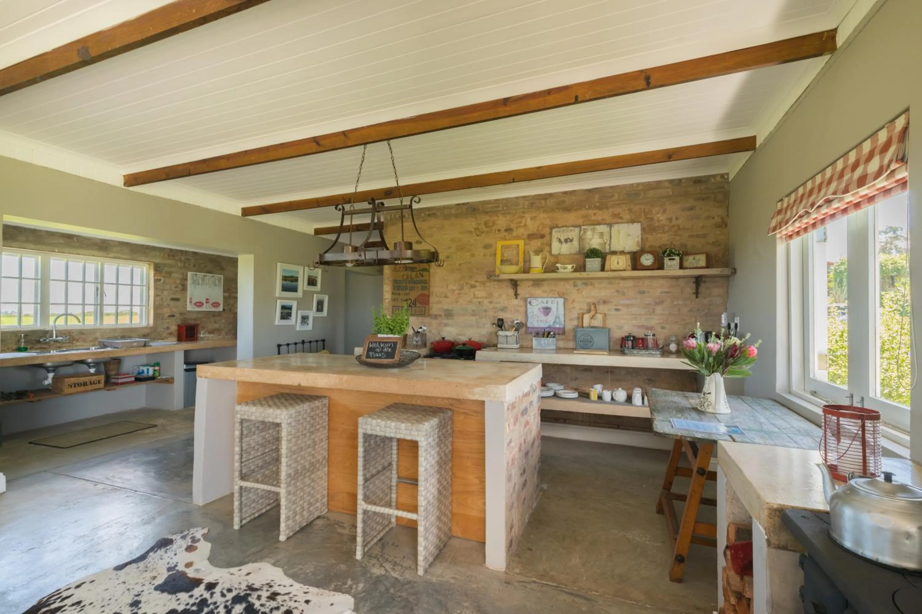 kitchen in Libertas Guest Farm