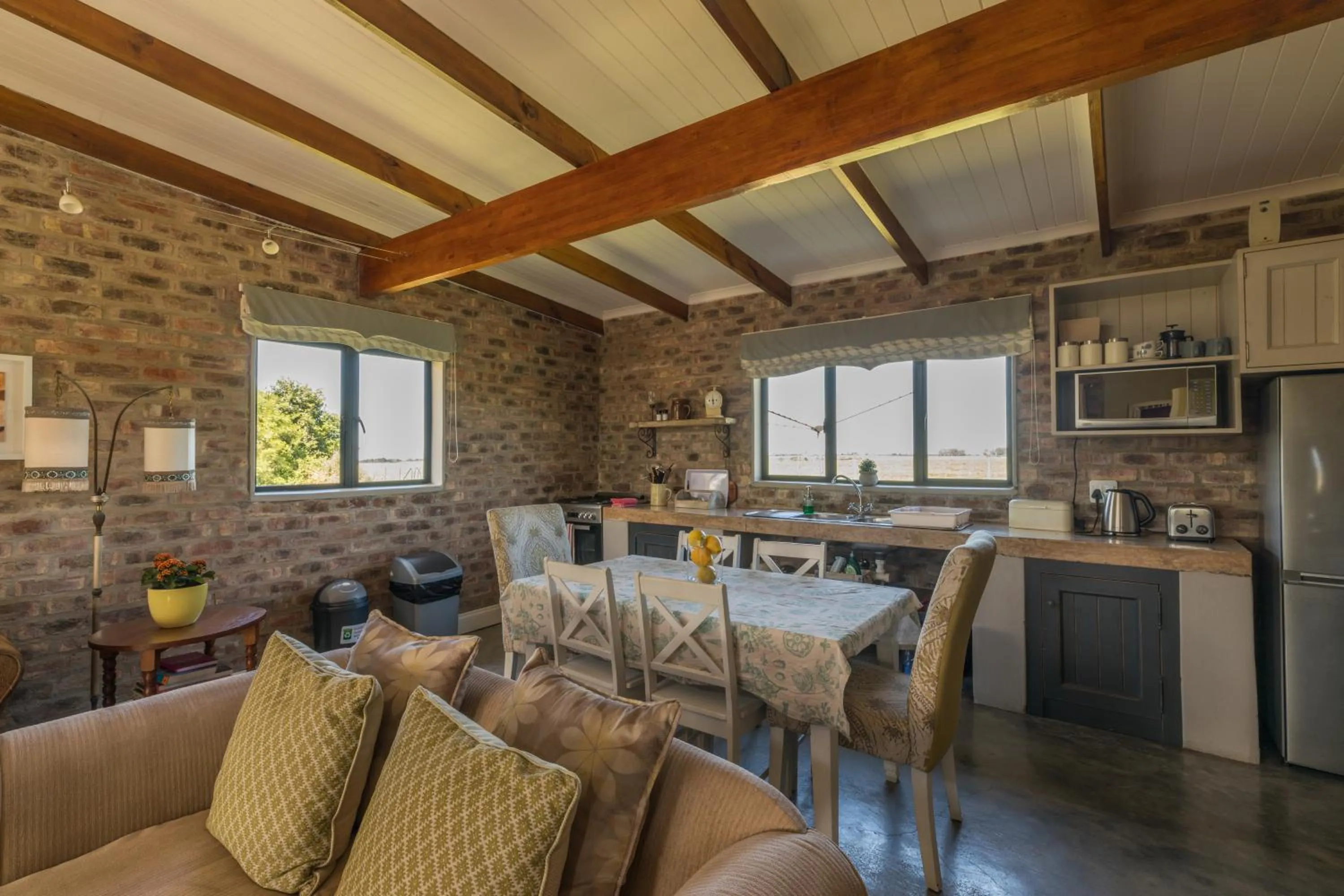 Dining area in Libertas Guest Farm