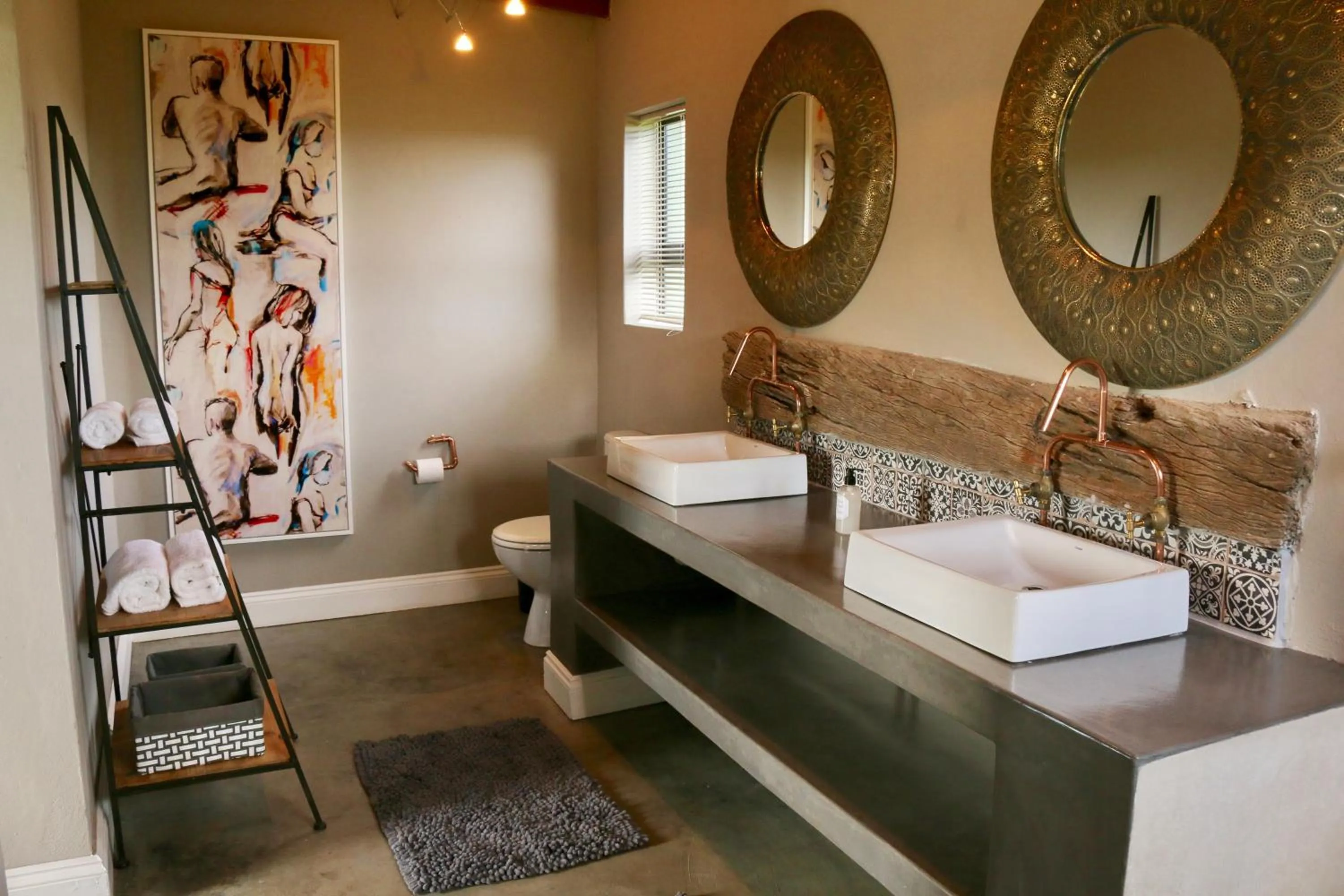 Bathroom, Bed in Libertas Guest Farm