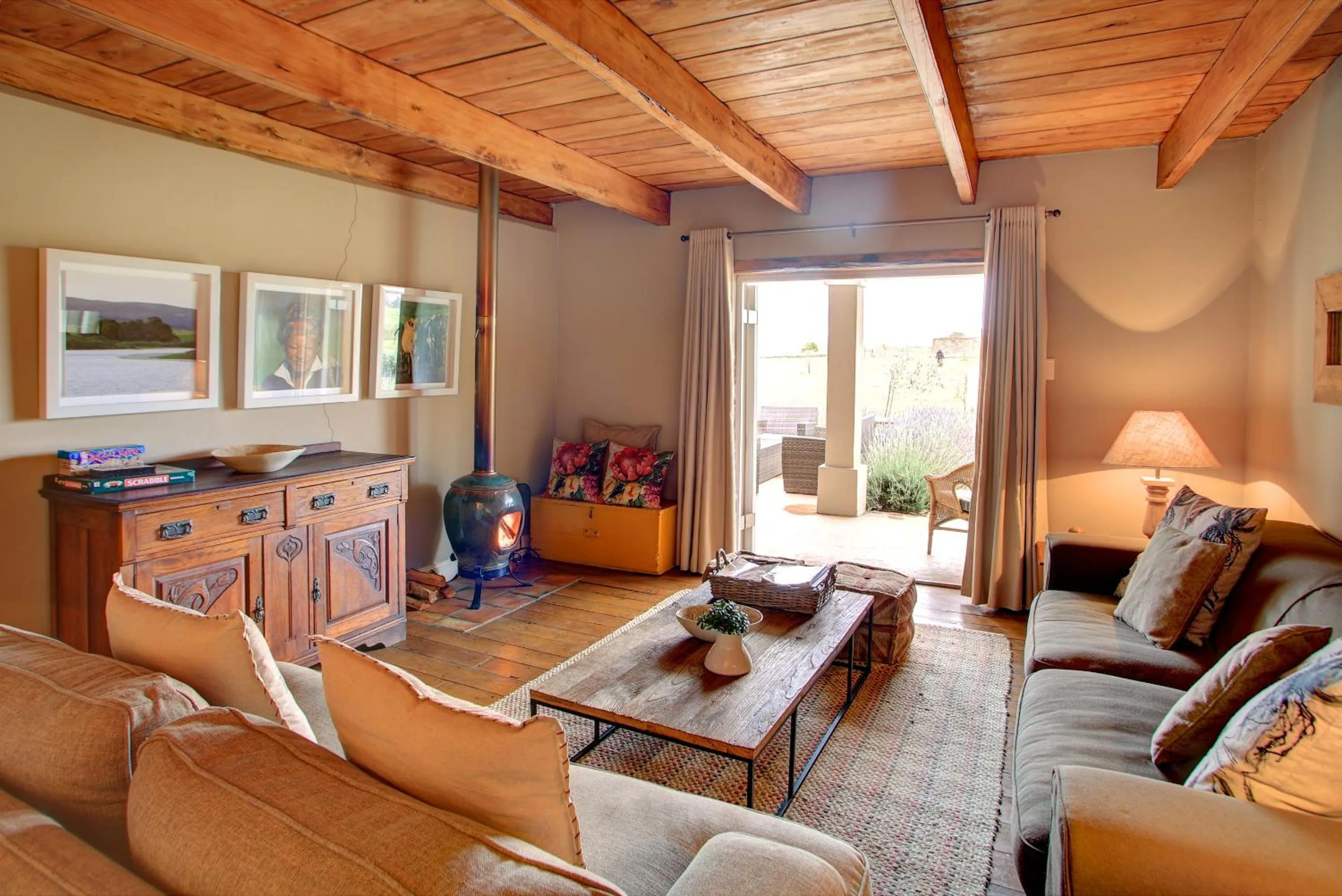 Lounge or bar in Libertas Guest Farm