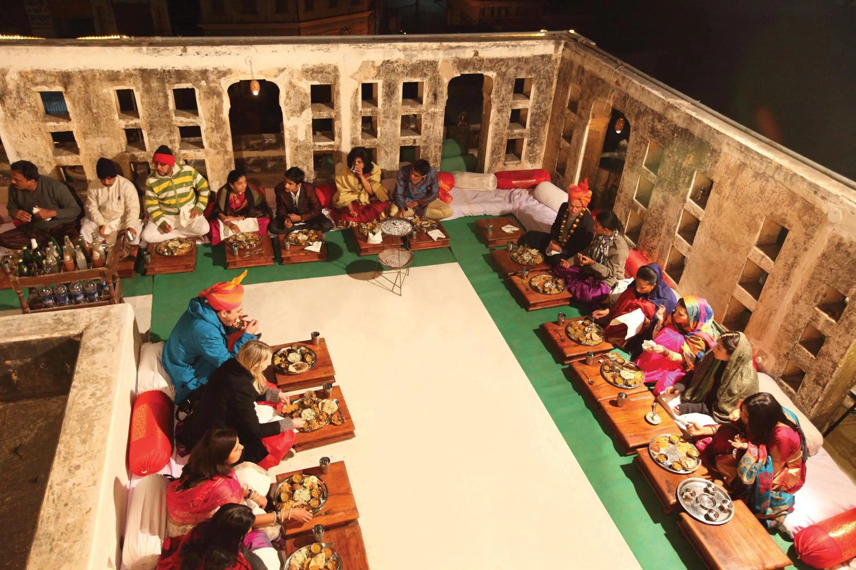 Food and drinks in Hotel Mandawa Haveli