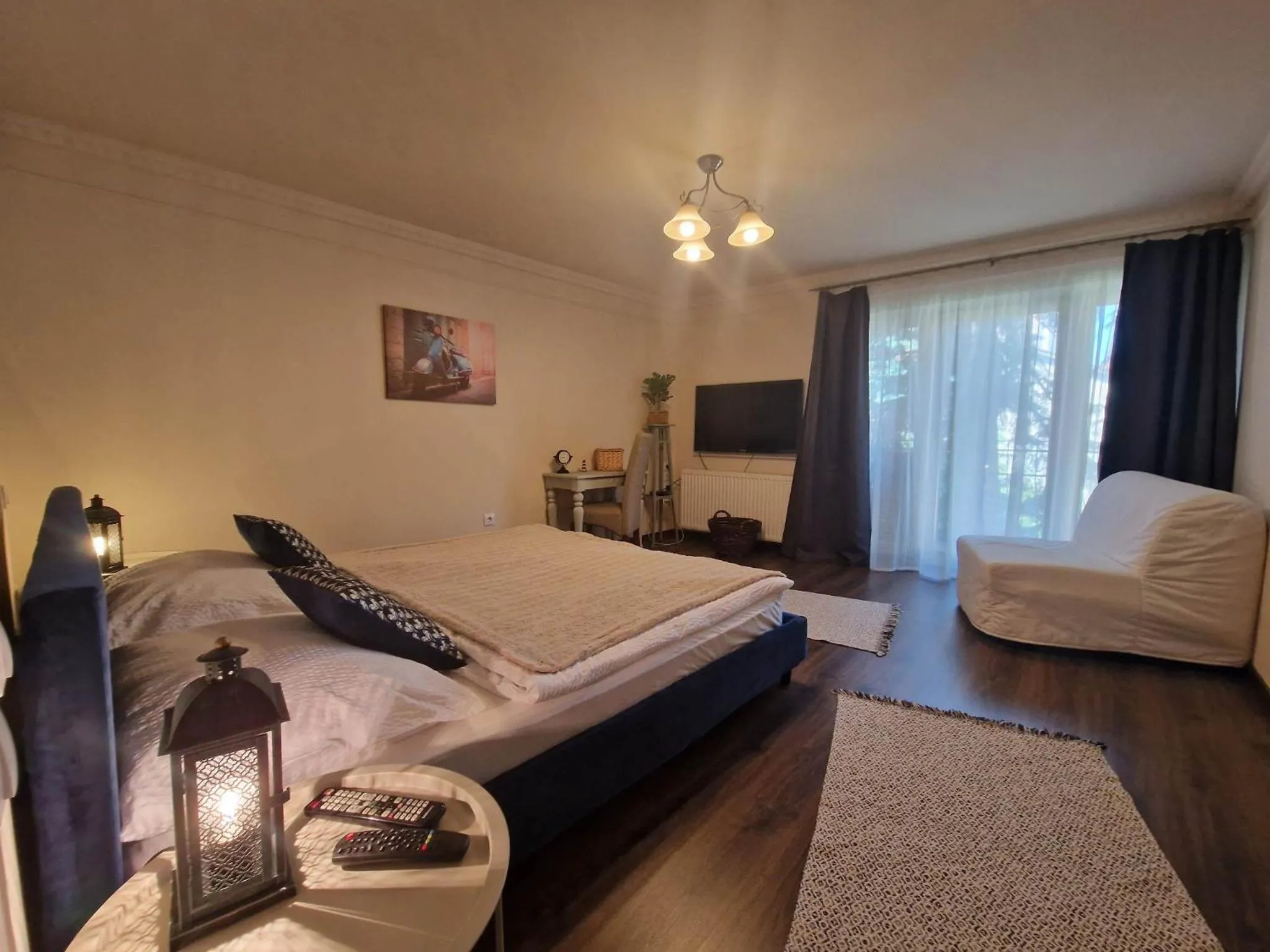 Bed in Jókai Apartment