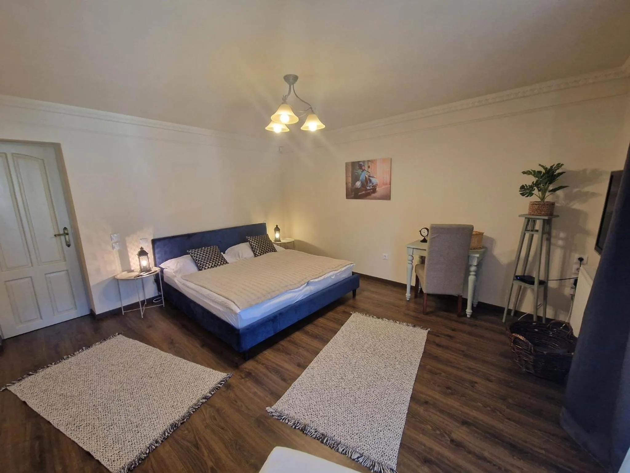 Bed in Jókai Apartment
