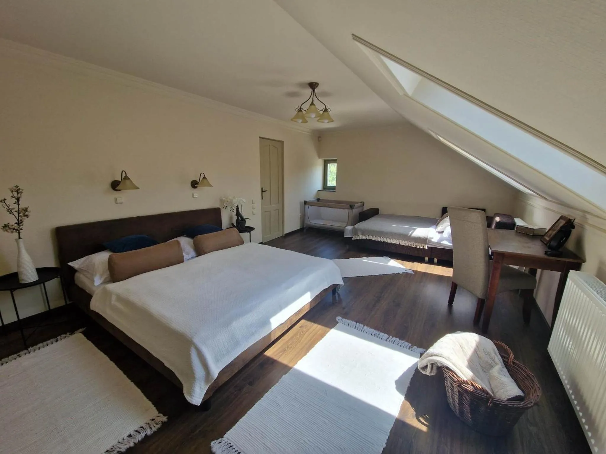 Bed in Jókai Apartment