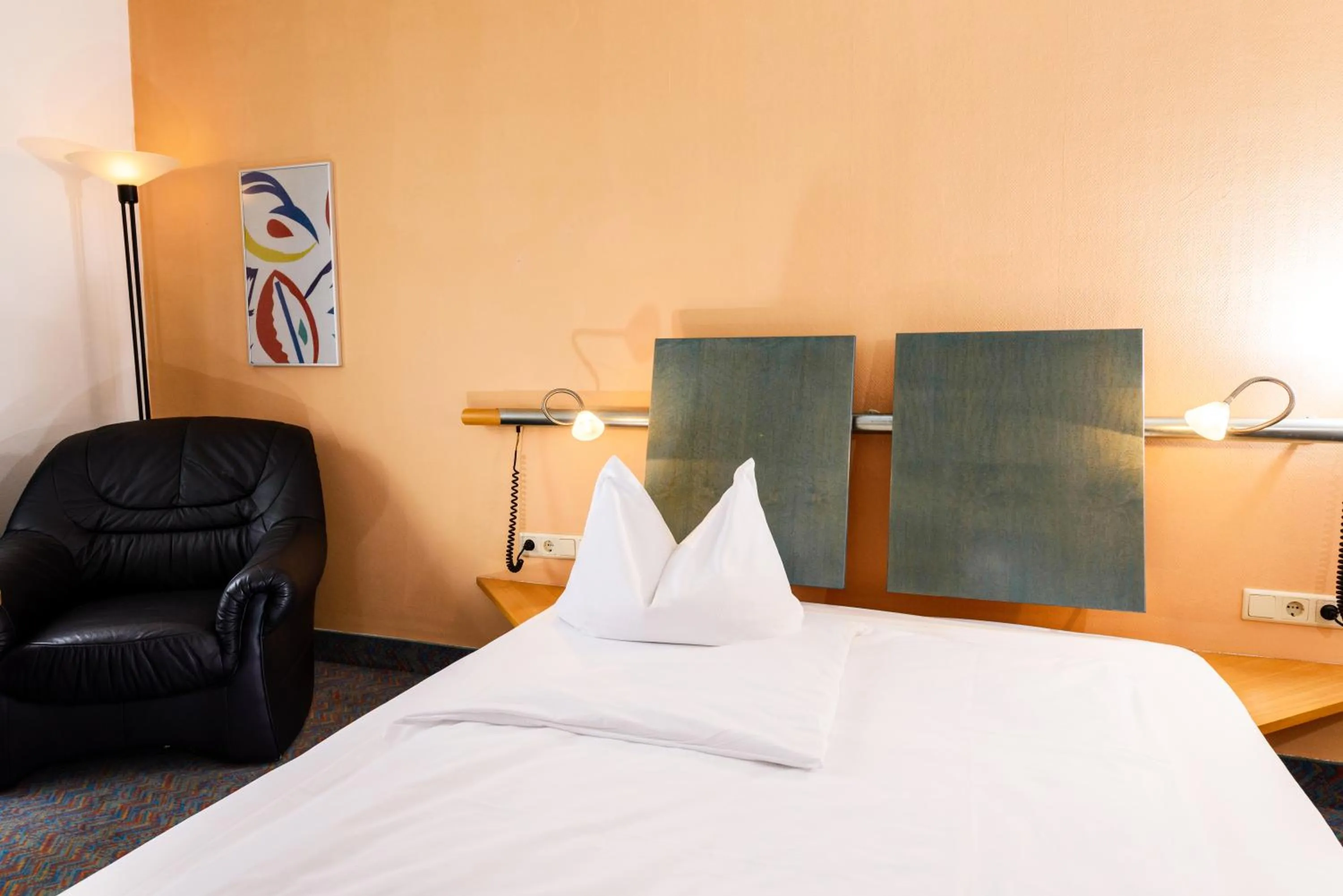 Bed in Hotel Residenz
