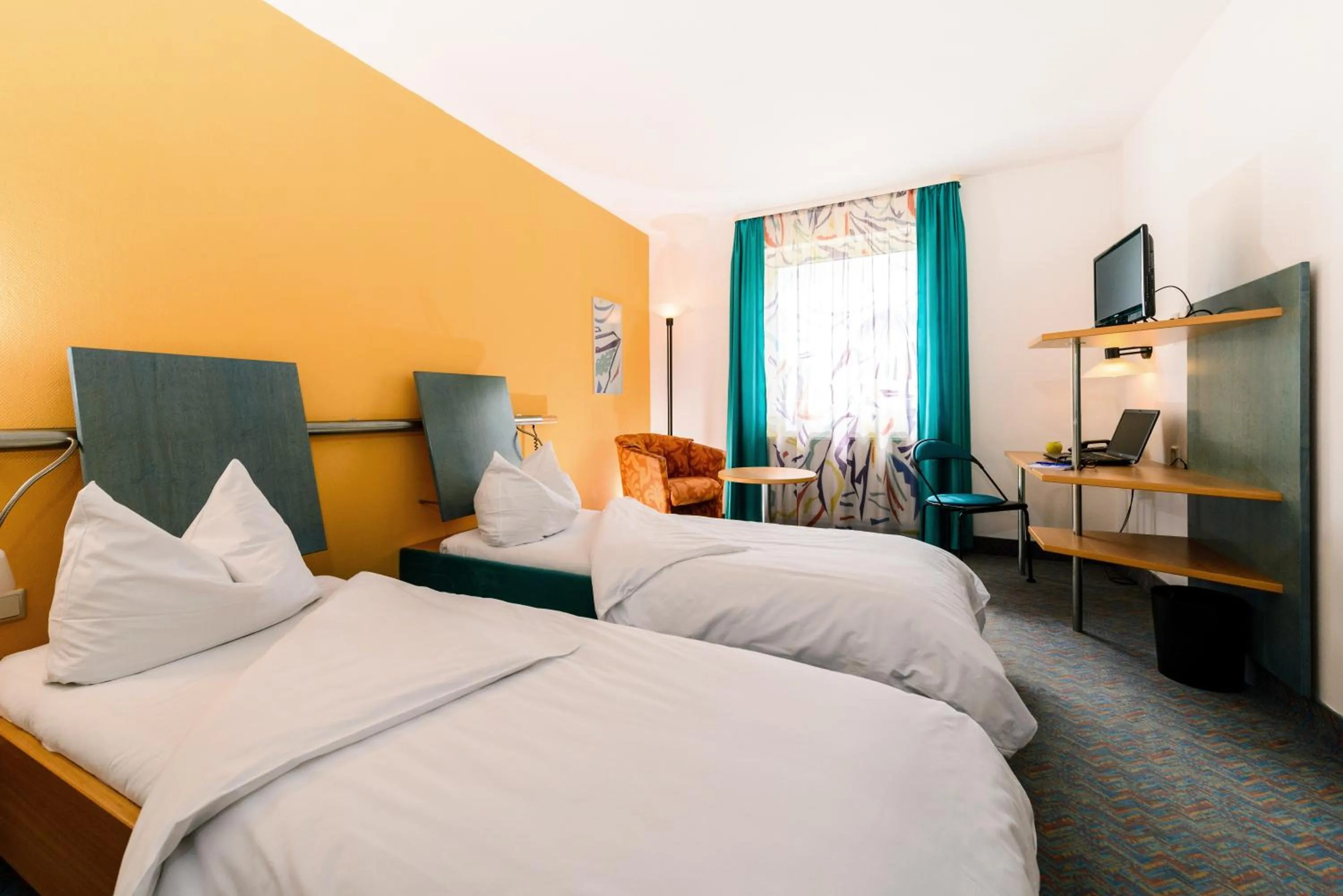 Bed in Hotel Residenz