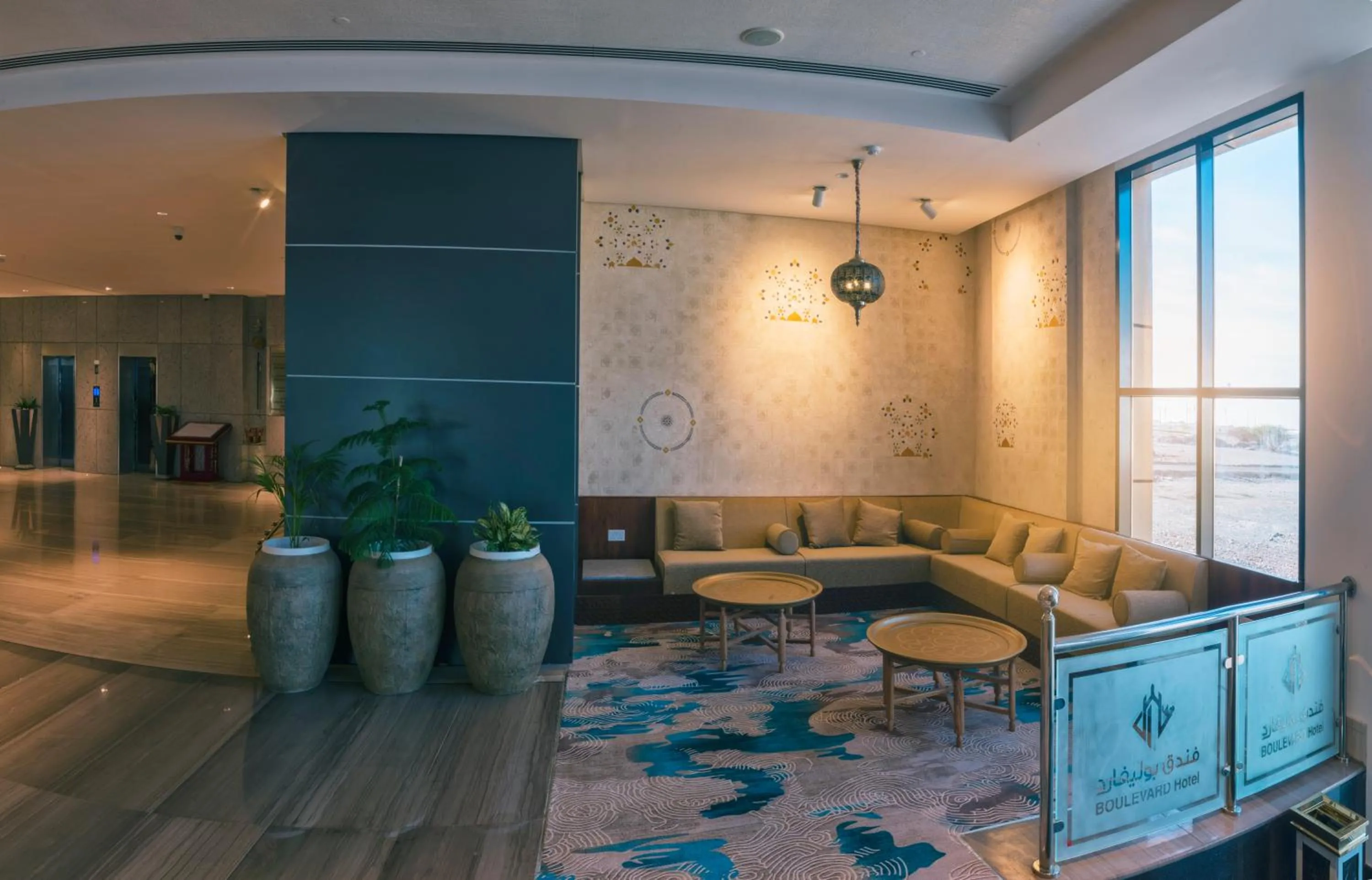 Lobby or reception in Boulevard Hotel Oman