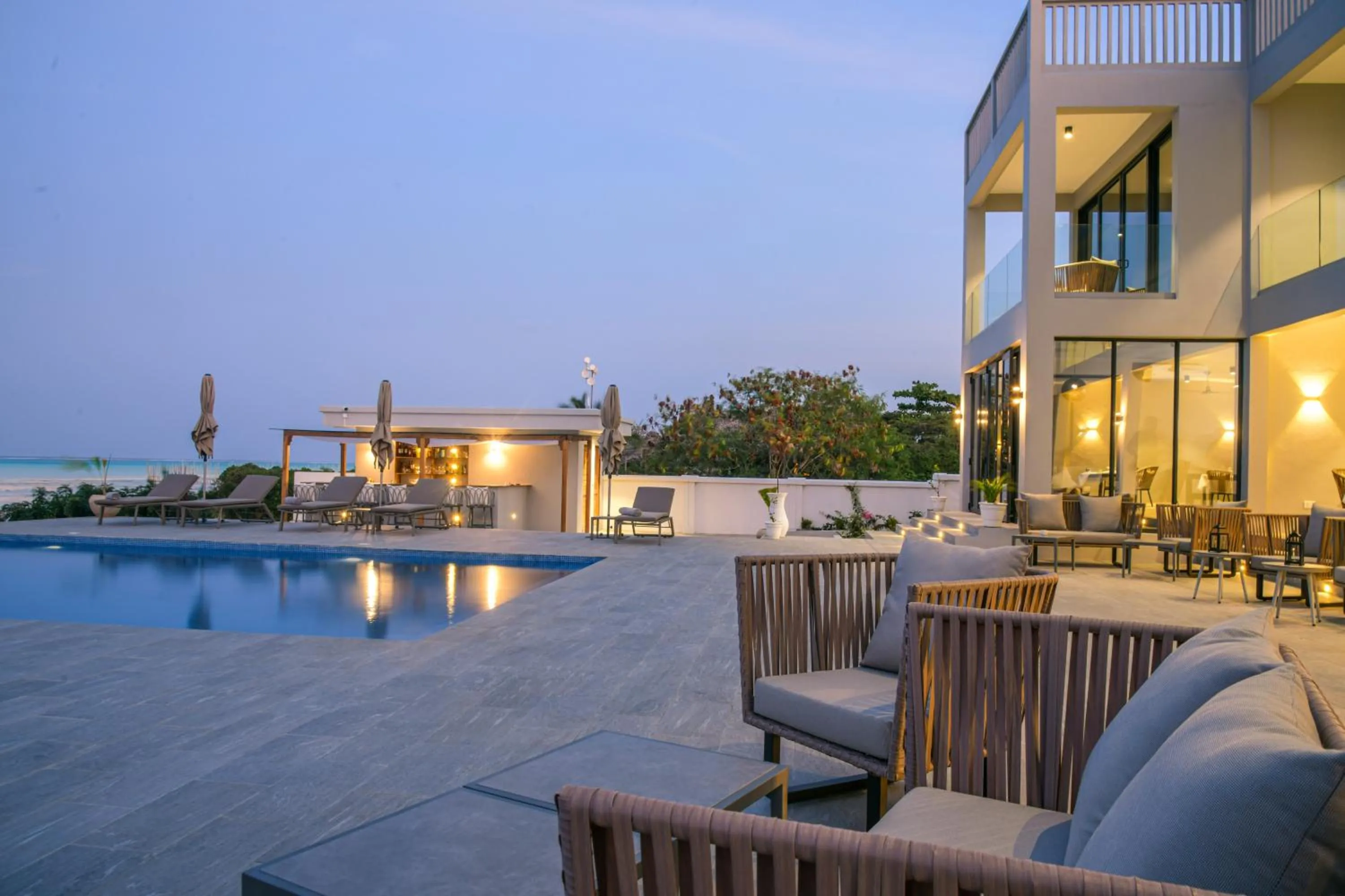 Lounge or bar in Villa Bluu