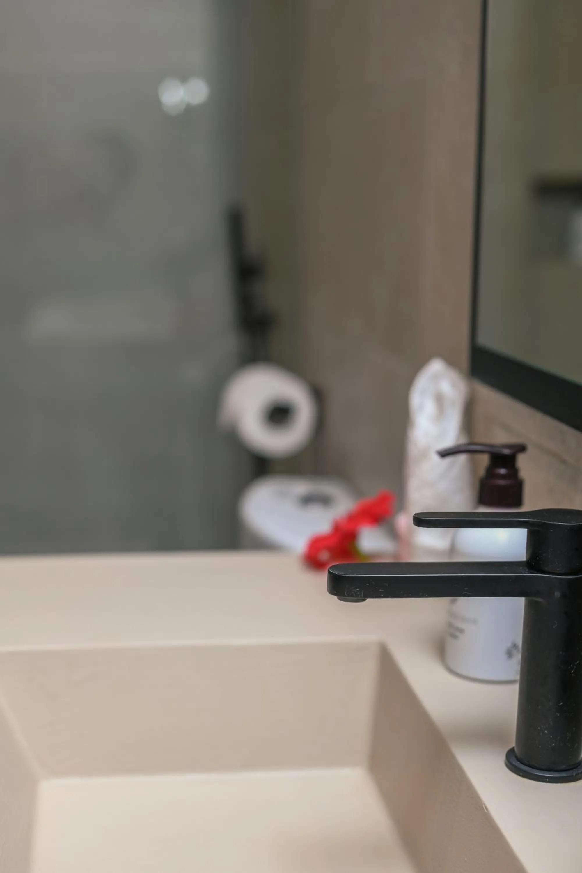 Shower in Villa Bluu