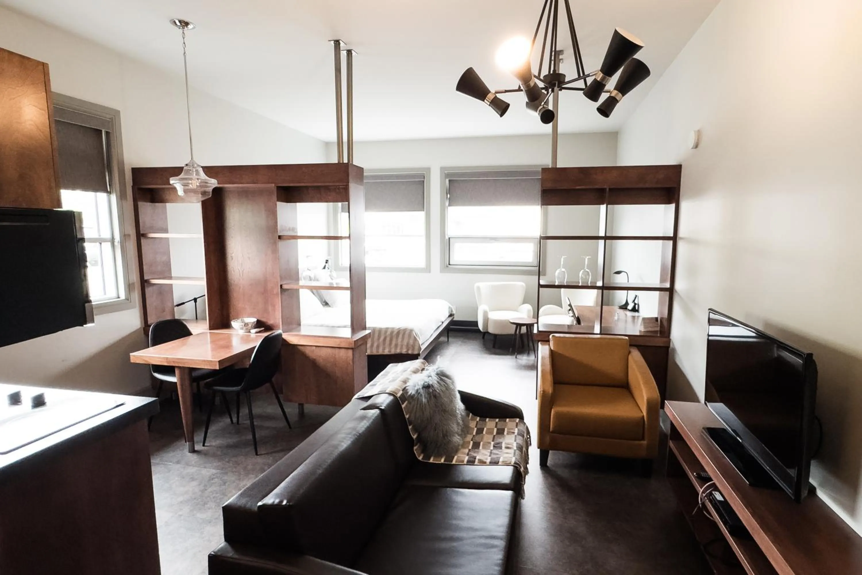 Bedroom in Motel Le Martinet