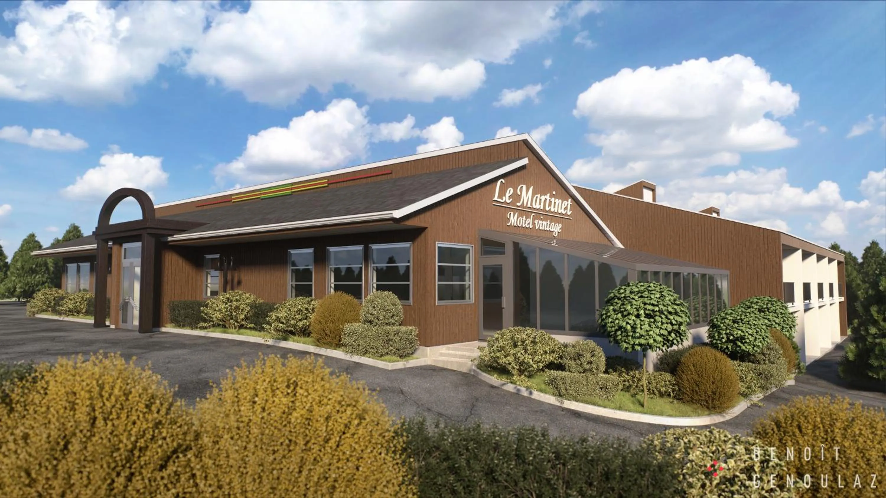 Property building in Motel Le Martinet