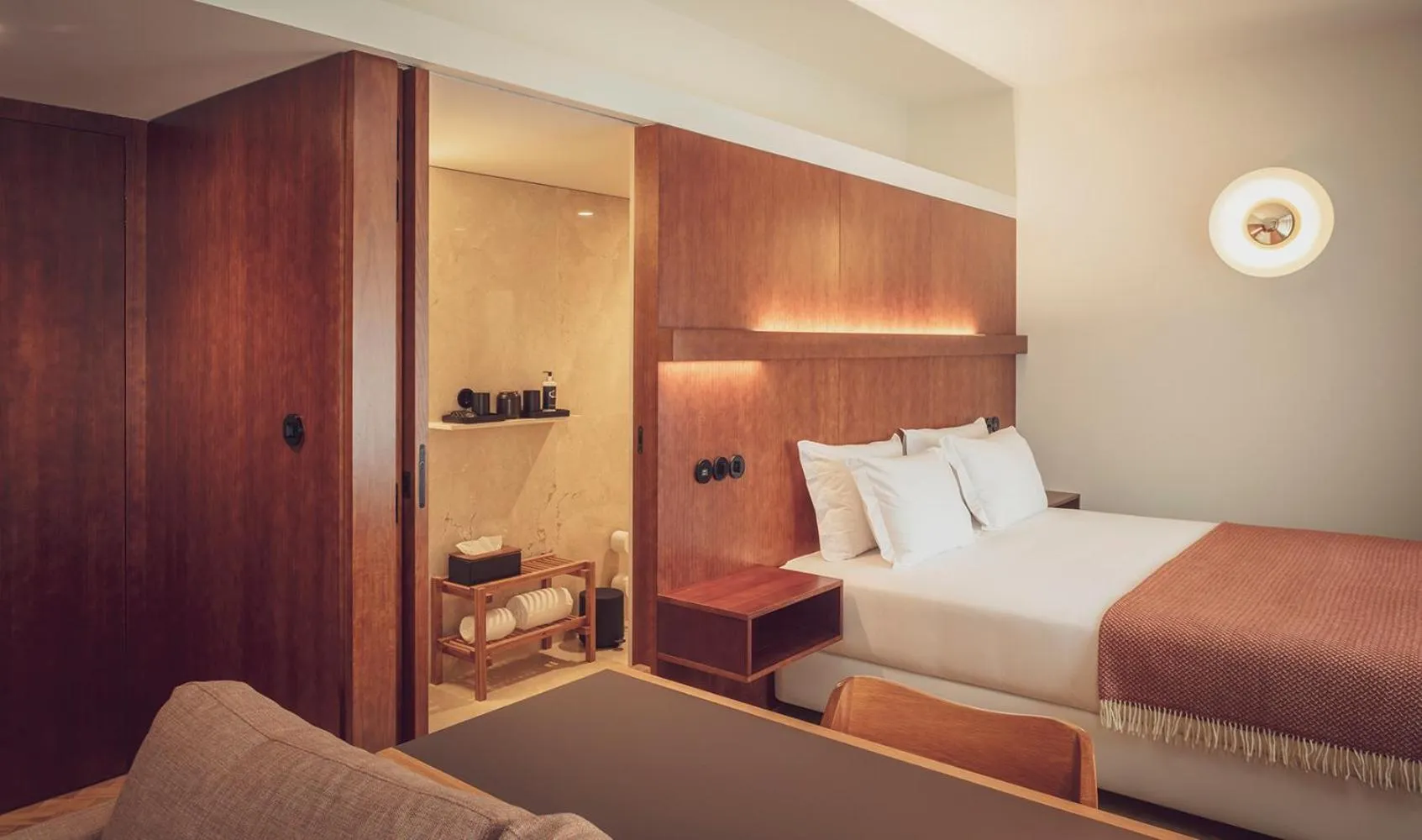 Bed in Ceuta Terrace Suites