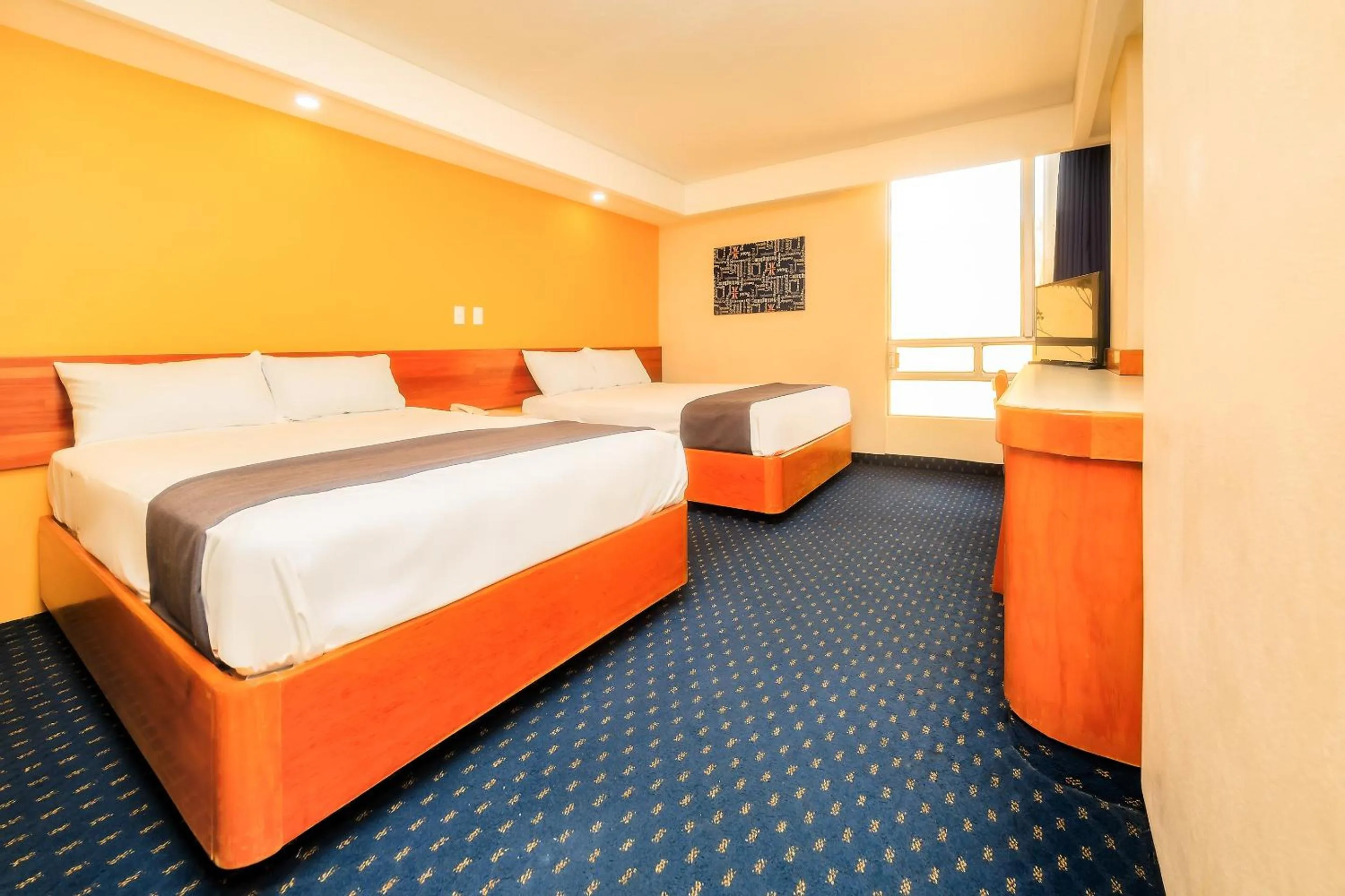 Bedroom, Bed in OYO Hotel Hidalgo