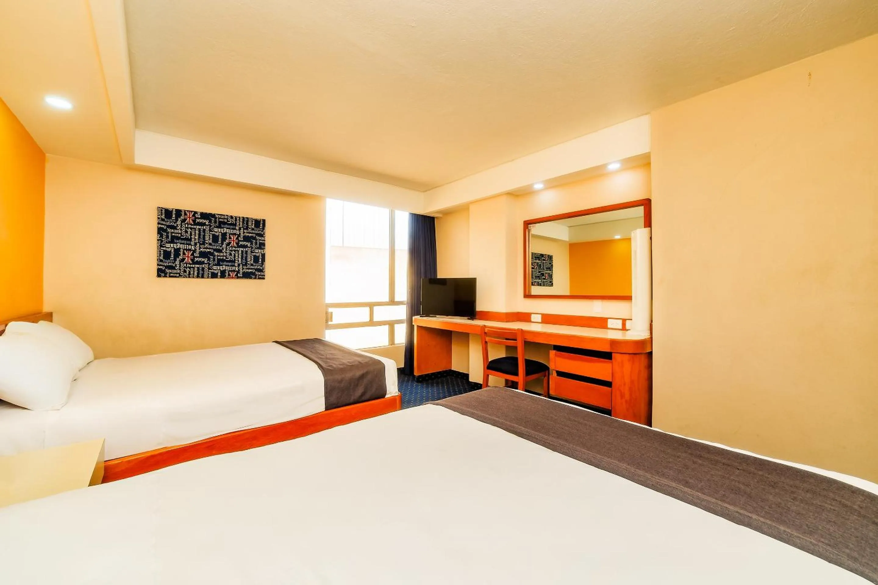 Bedroom, Bed in OYO Hotel Hidalgo