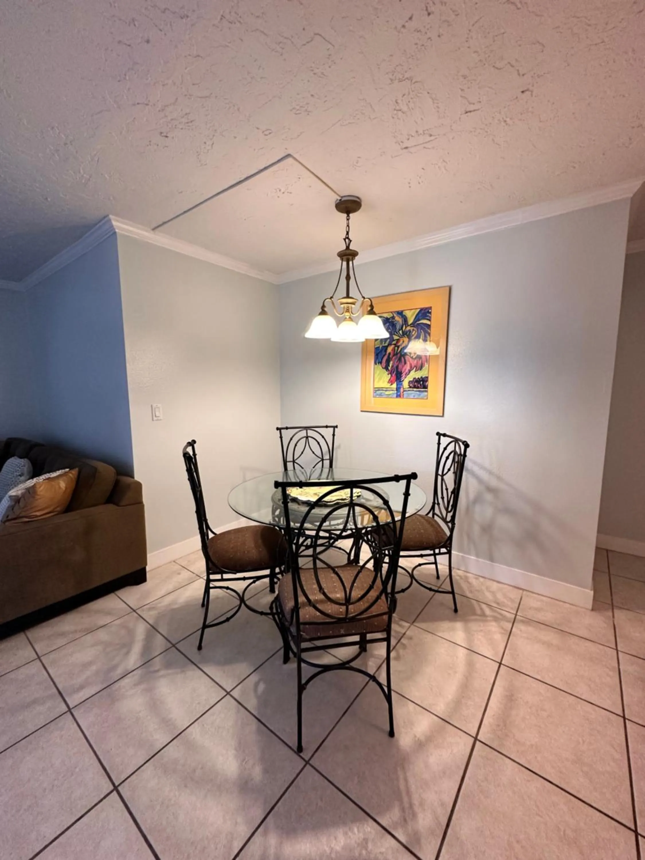 Dining area in Alamanda Villas on Holmes Beach