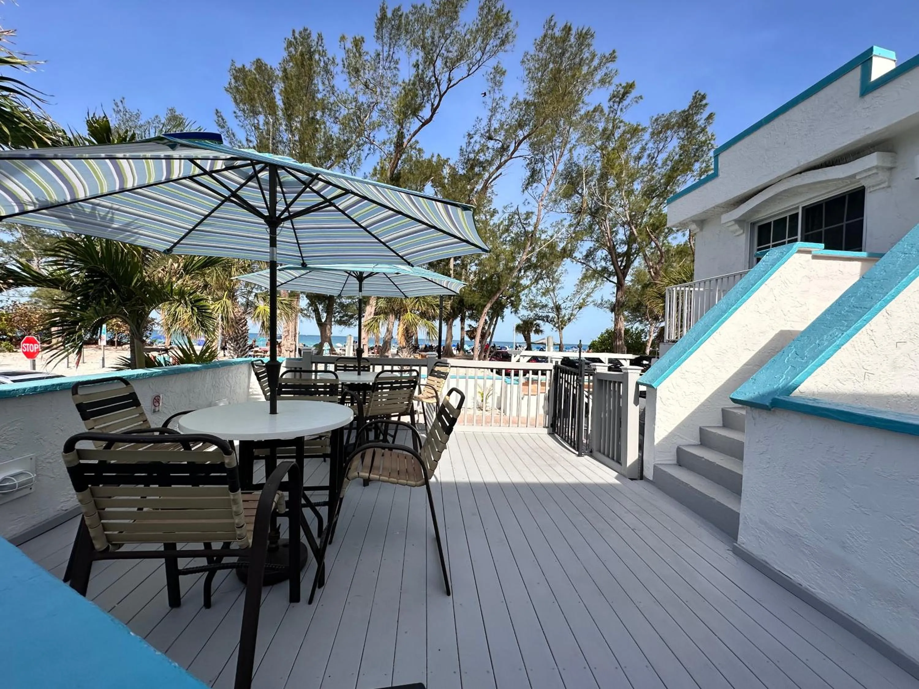 Patio in Alamanda Villas on Holmes Beach