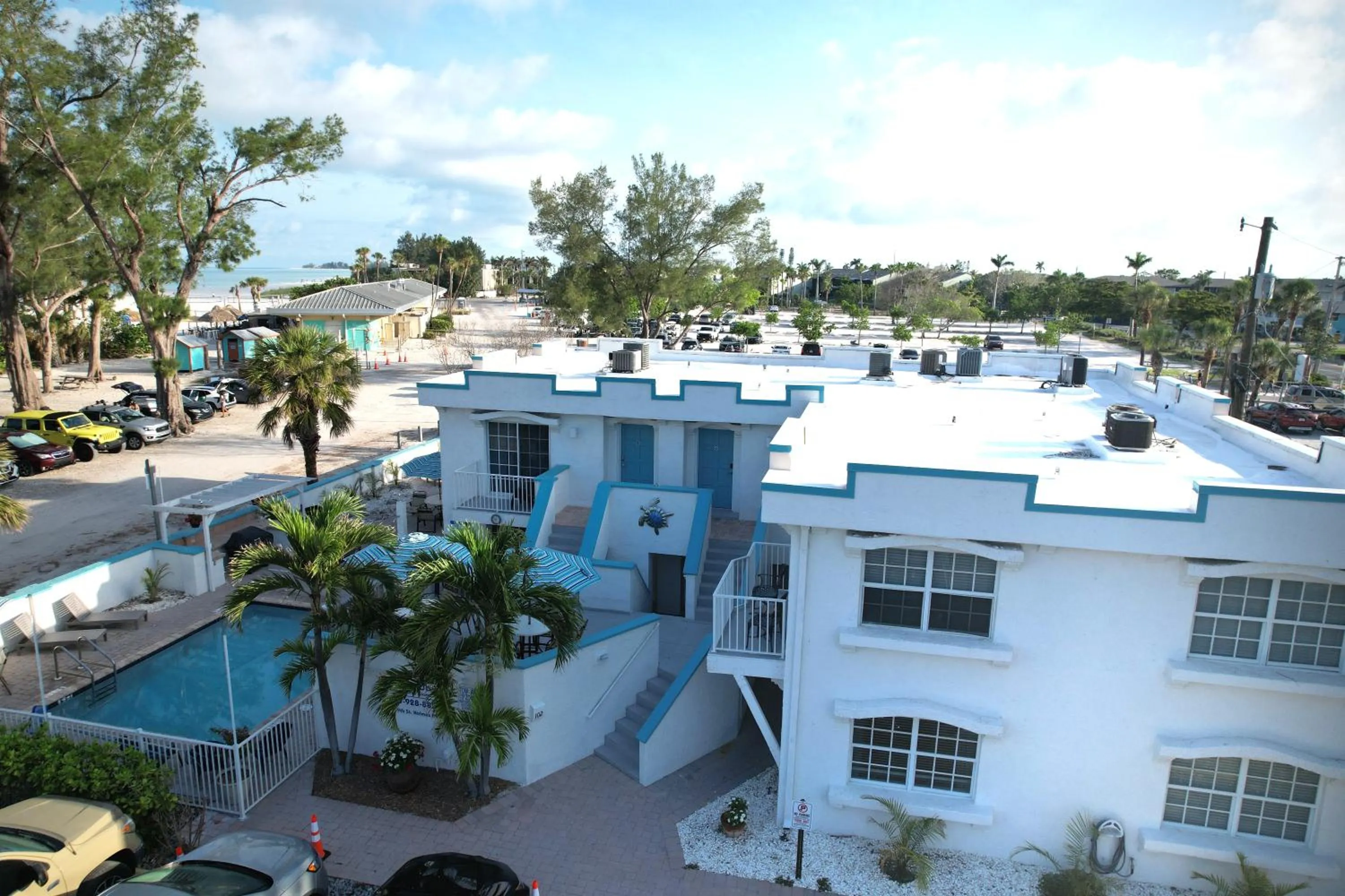 Property building in Alamanda Villas on Holmes Beach