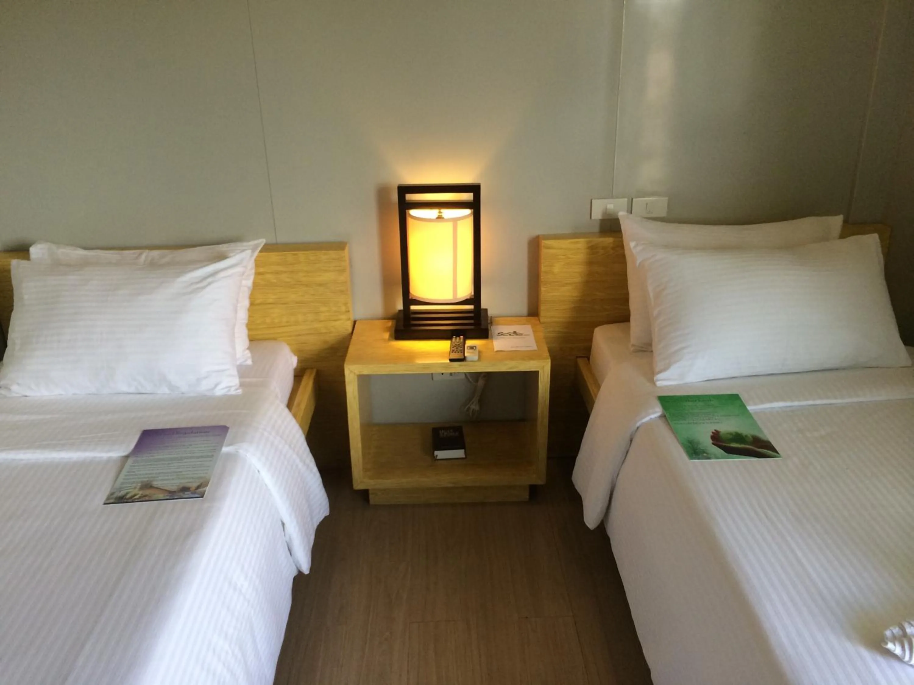 Decorative detail, Bed in Shore Time Hotel - Annex