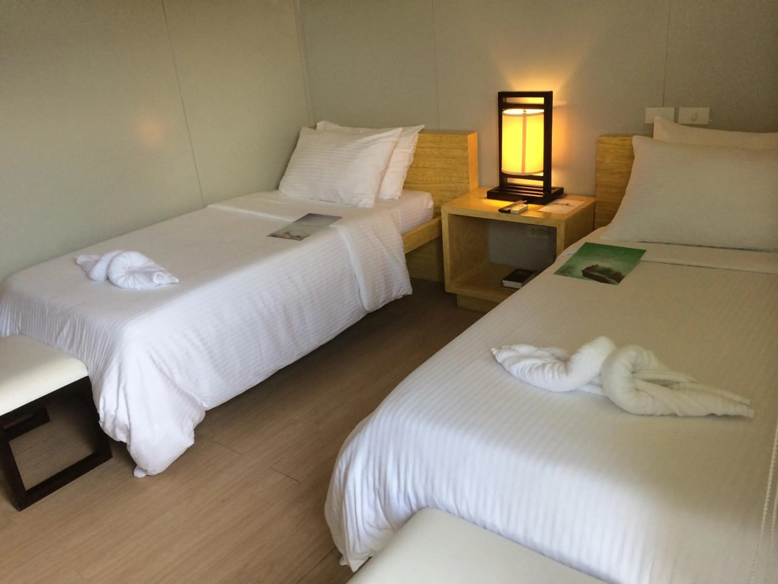 Decorative detail, Bed in Shore Time Hotel - Annex