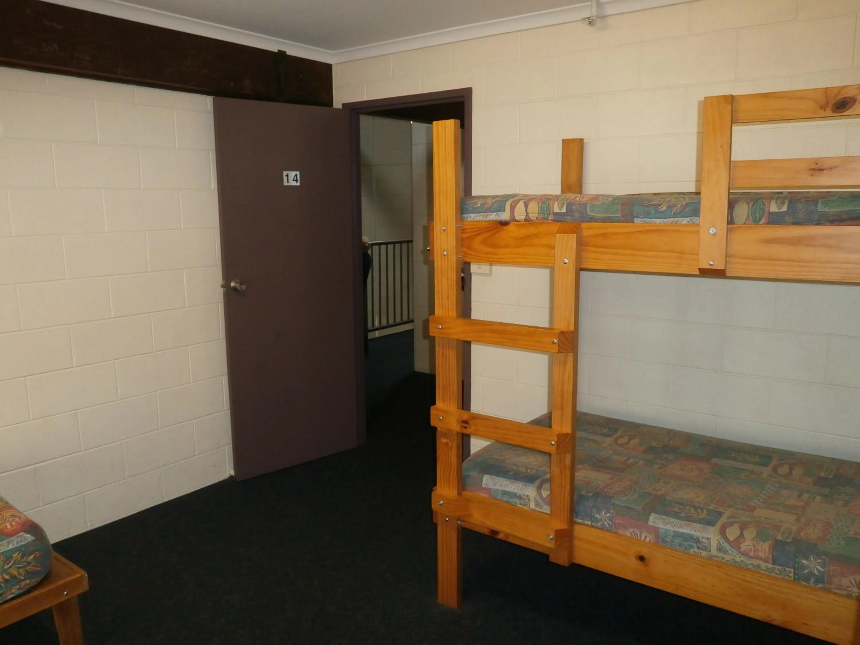 Bedroom in Launceston Backpackers