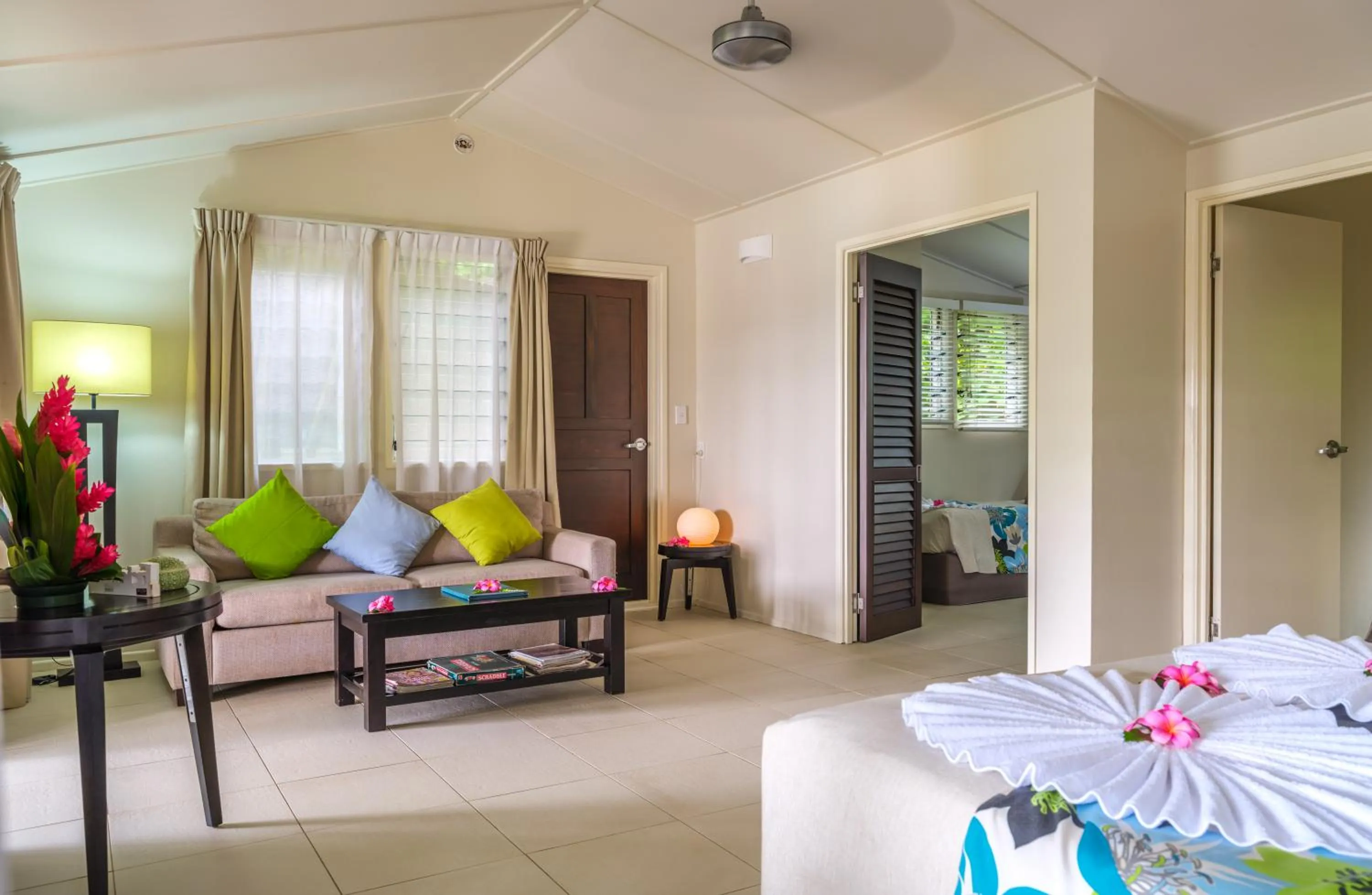 Bed in Seabreeze Resort Samoa – Exclusively for Adults