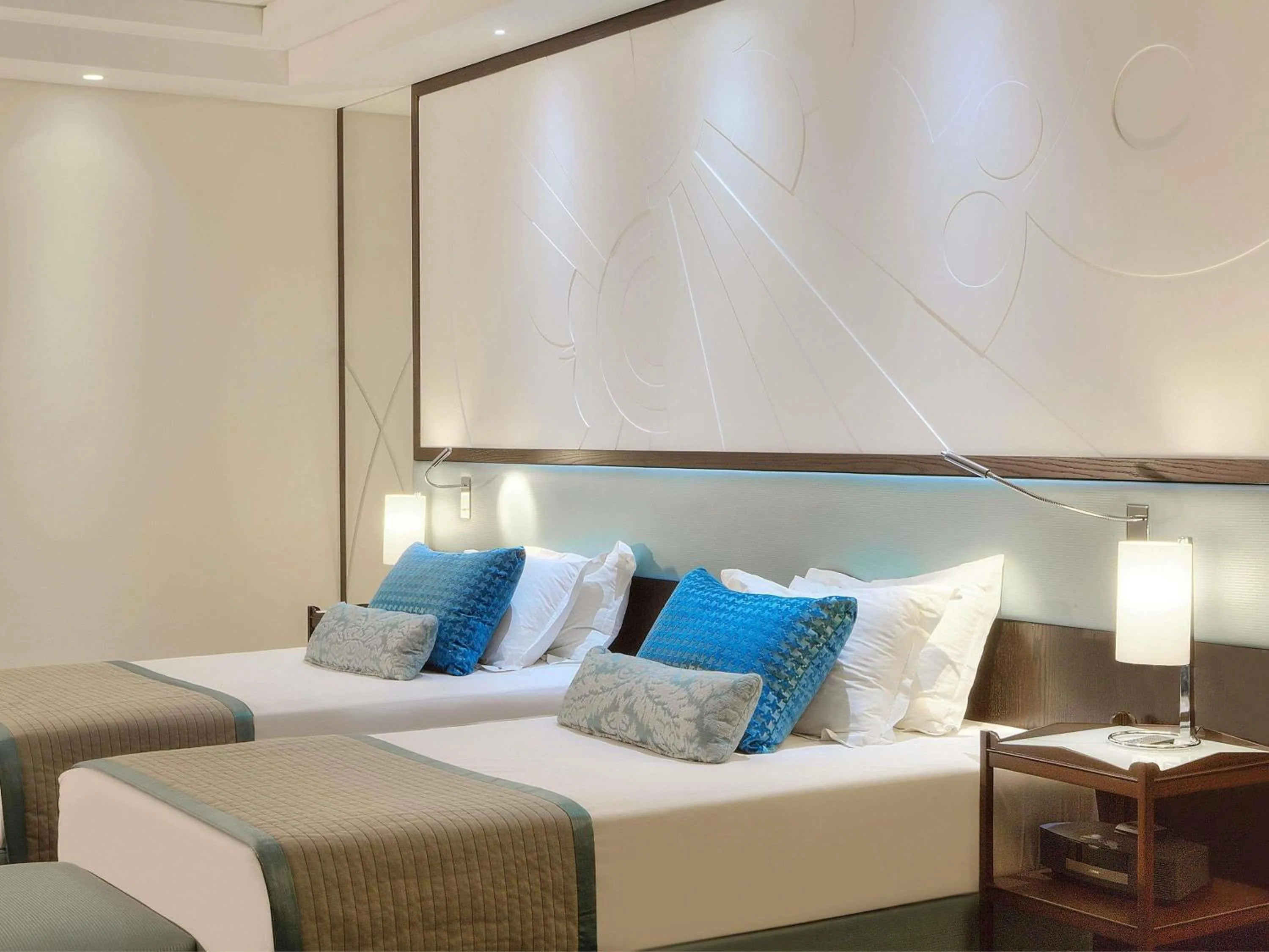 Bedroom, Bed in Sofitel Beirut Le Gabriel