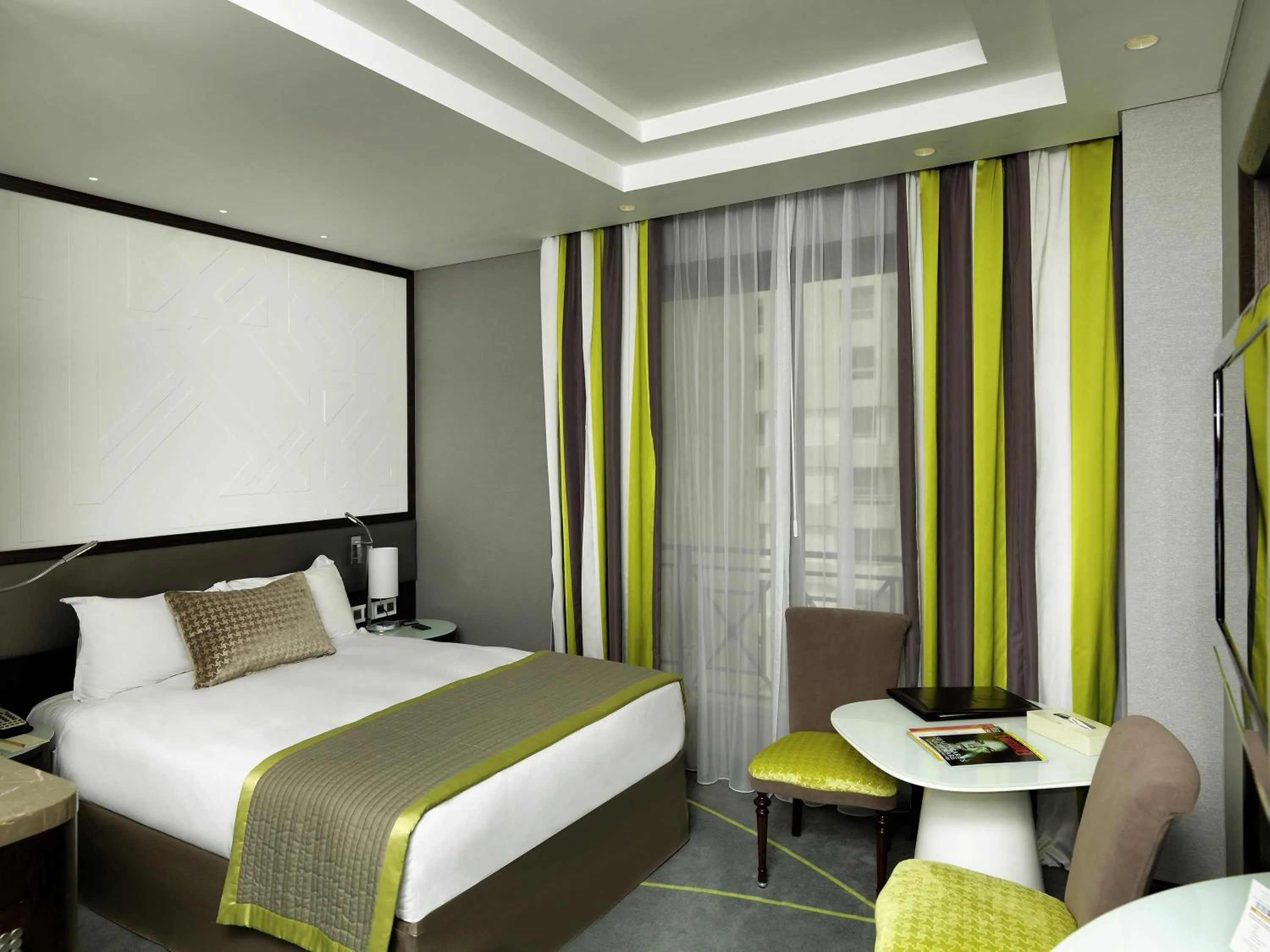 Bedroom, Bed in Sofitel Beirut Le Gabriel