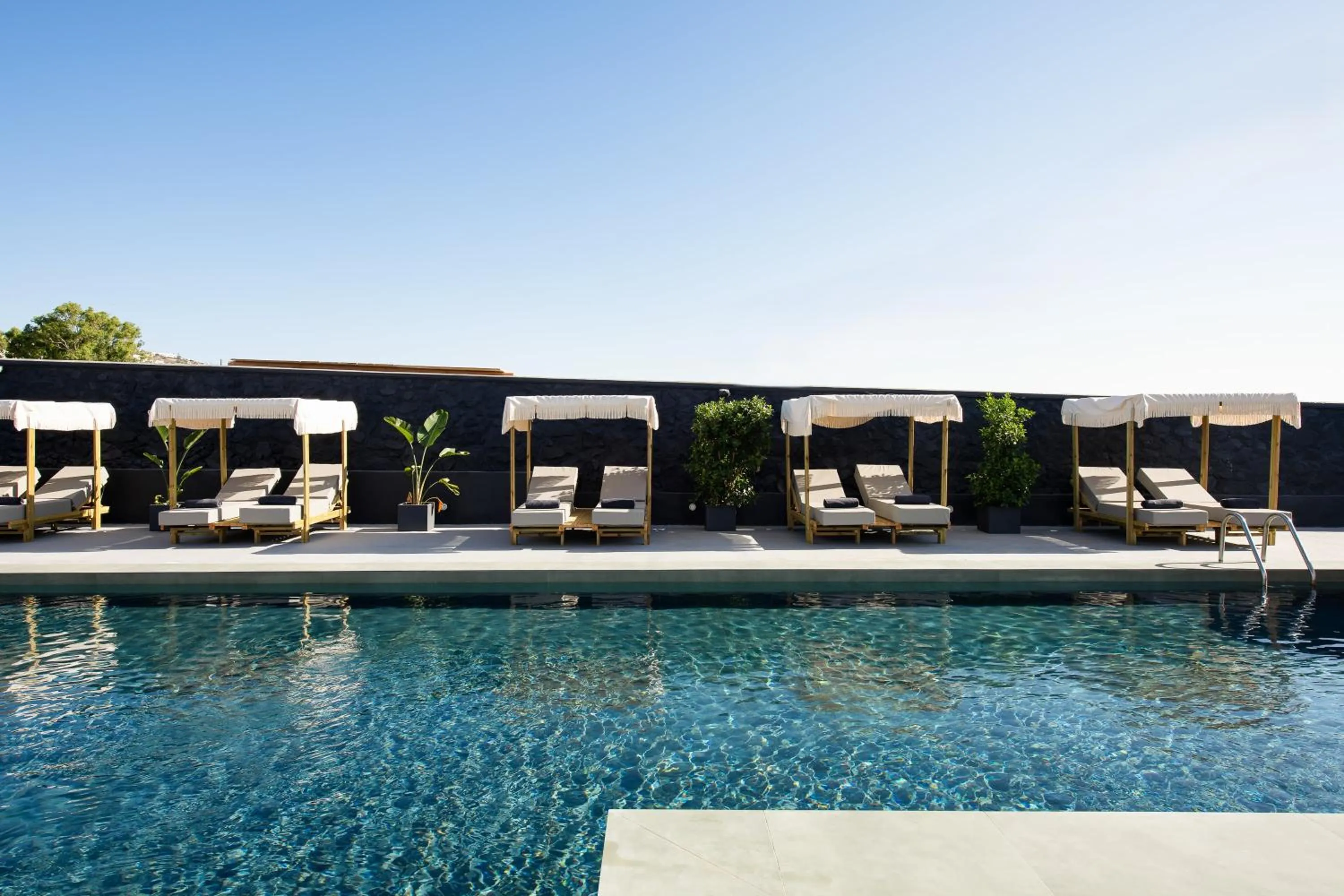 Swimming pool in The Noverian Bios Santorini