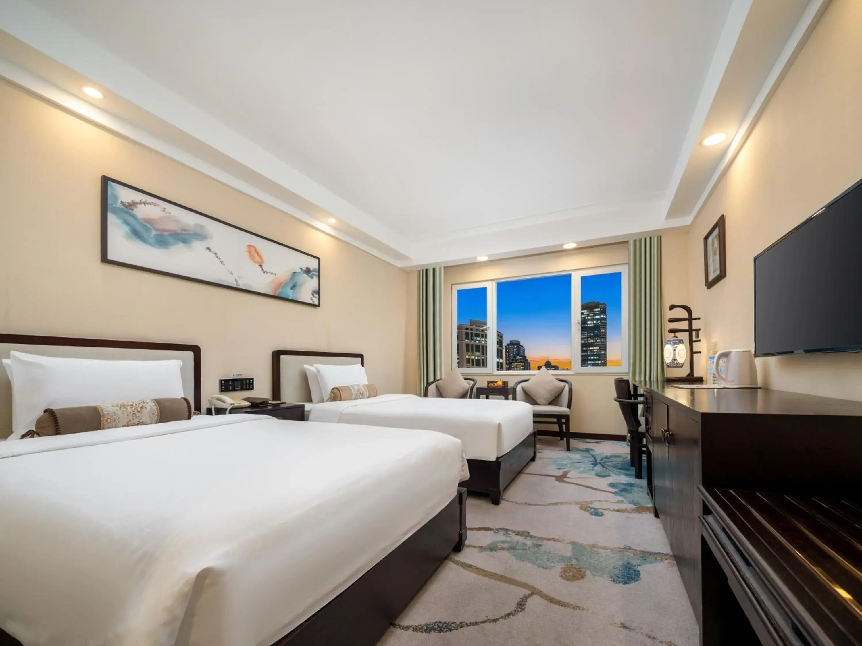 Comfort Twin Room in Guangdong Hotel Comfort Twin Room in Guangdong Hotel