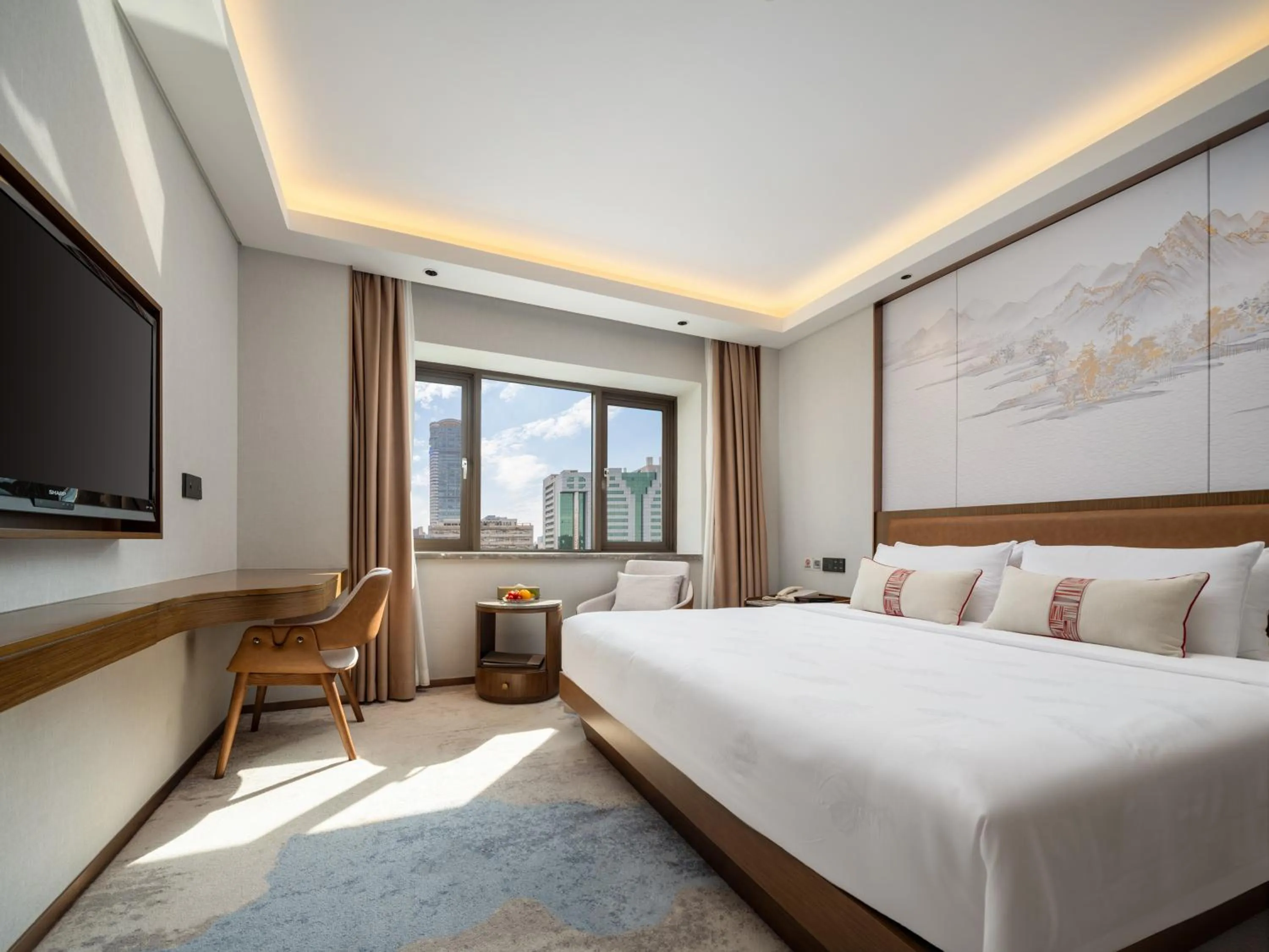 Bed in Guangdong Hotel