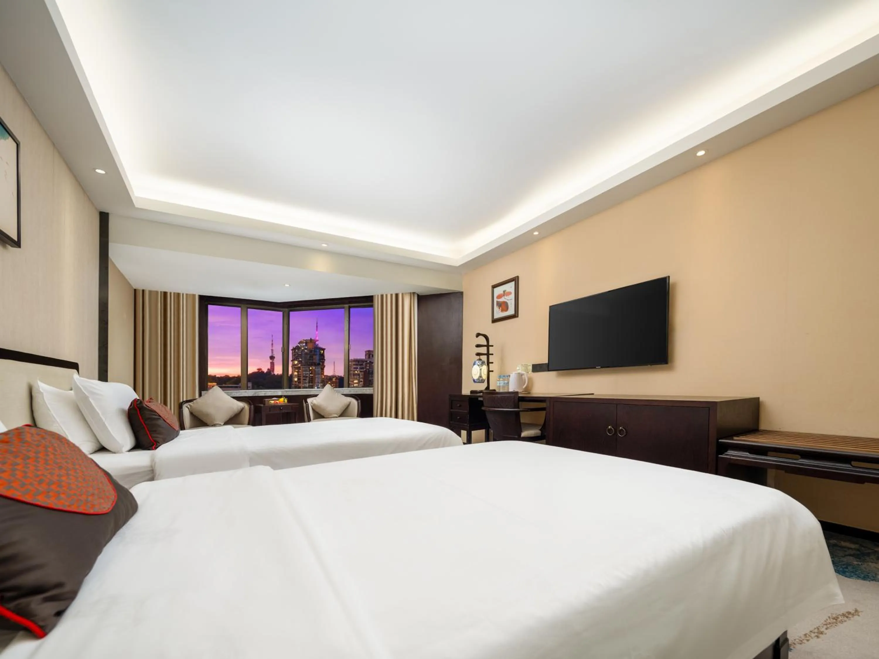 Bed in Guangdong Hotel