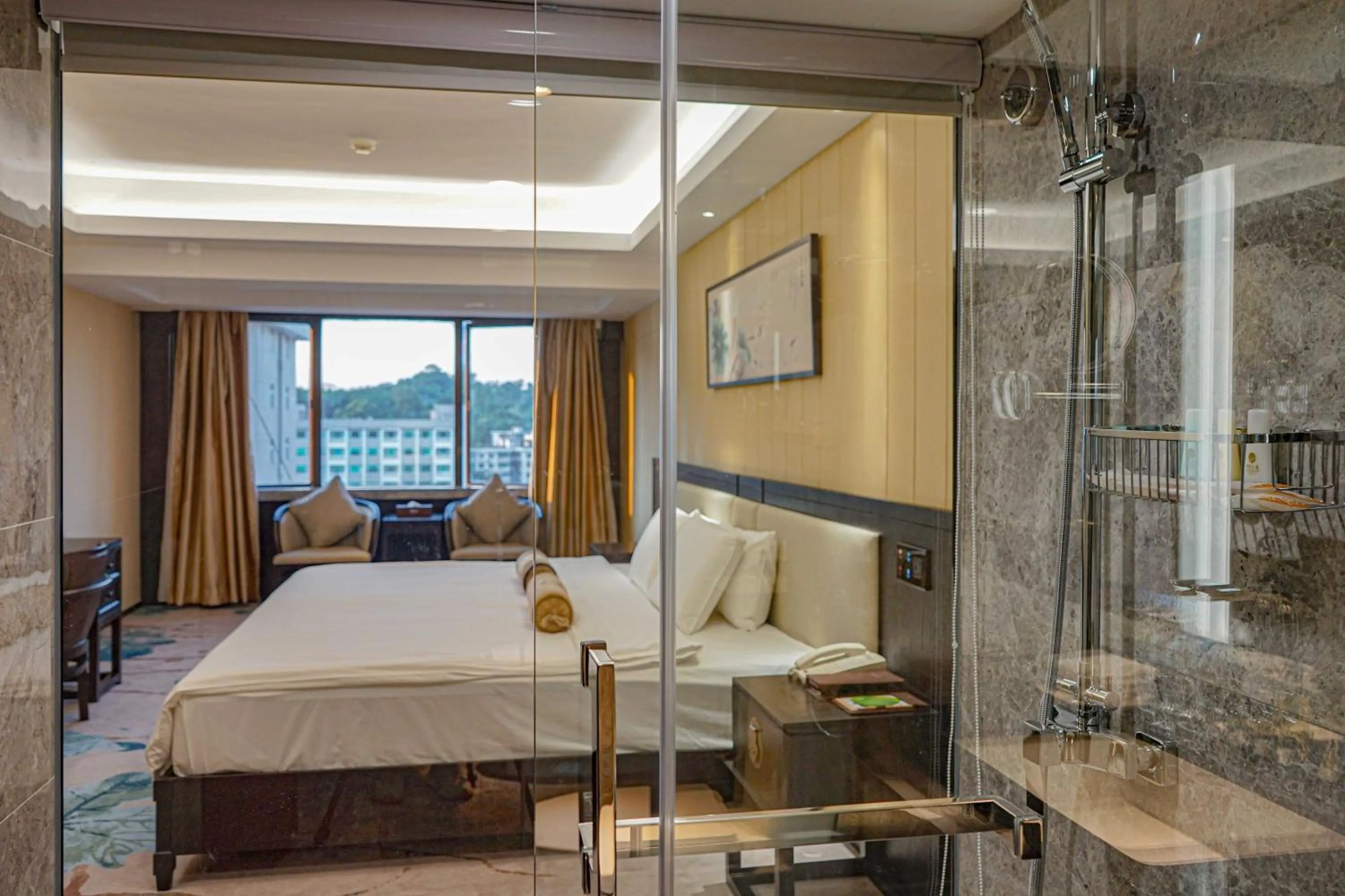 Photo of the whole room, Bed in Guangdong Hotel