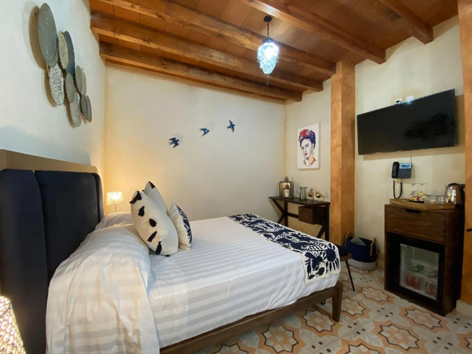 Bed in Hotel Boutique Santo Cuervo