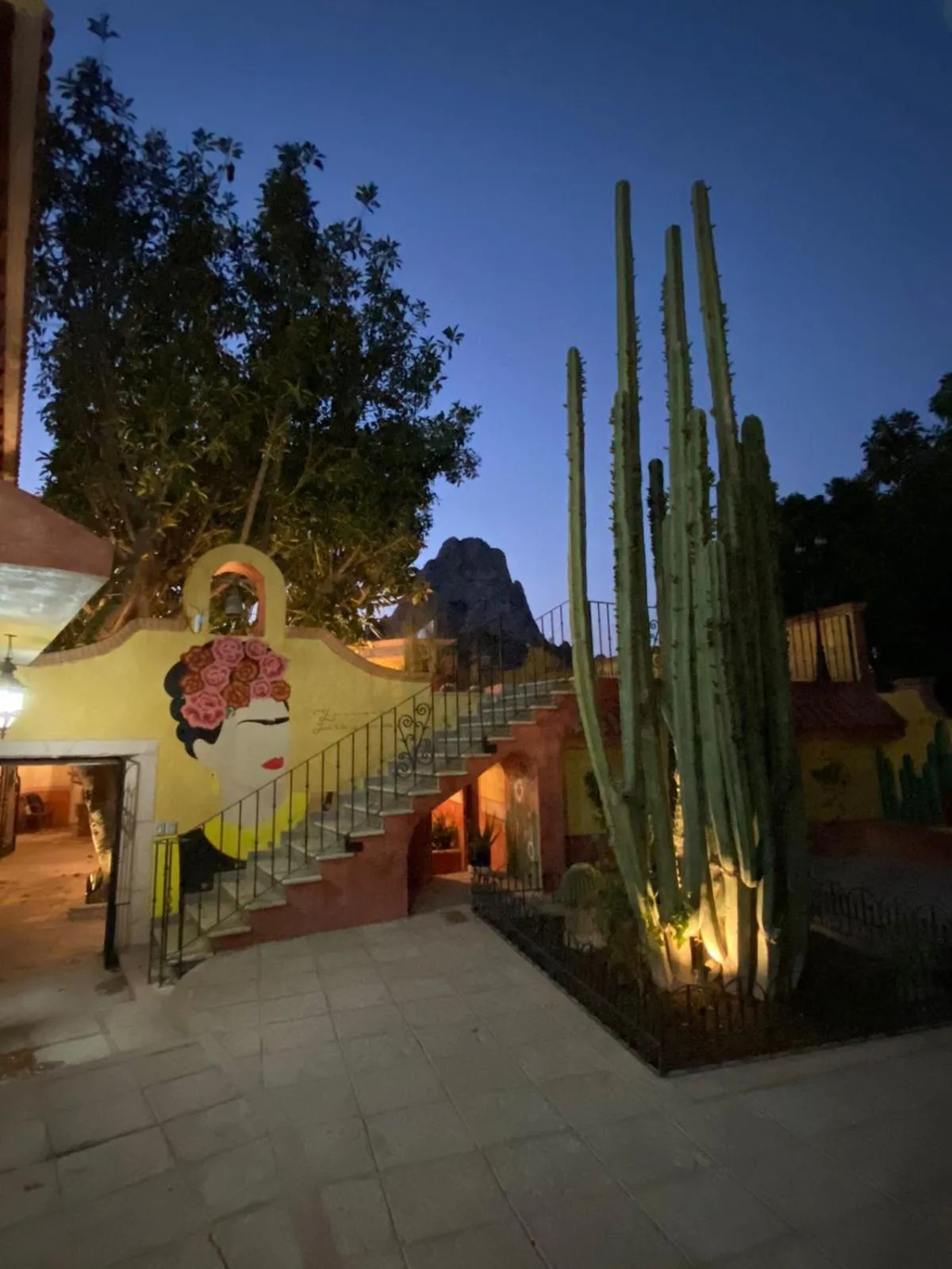 Patio in Hotel Boutique Santo Cuervo