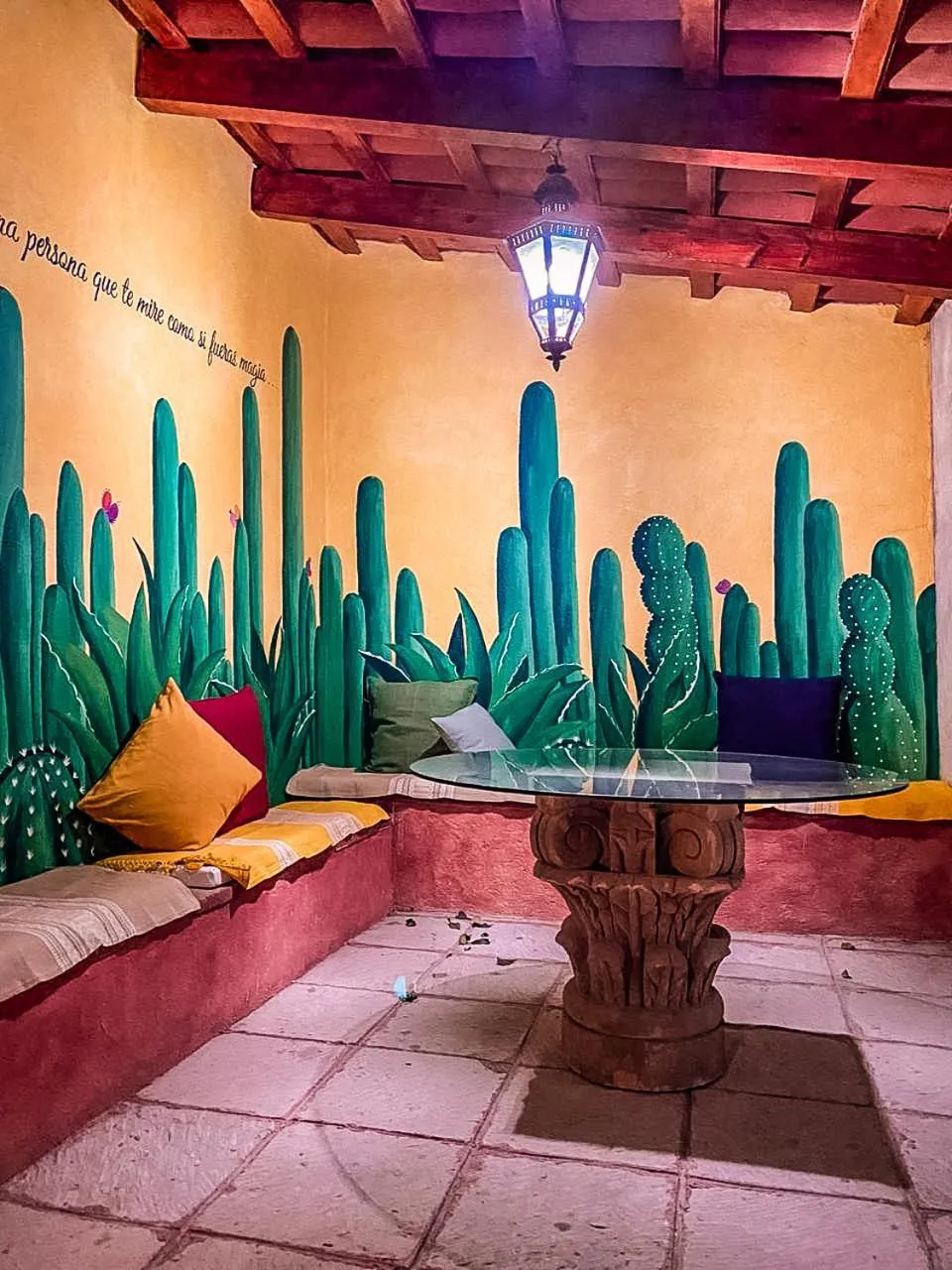 Patio in Hotel Boutique Santo Cuervo