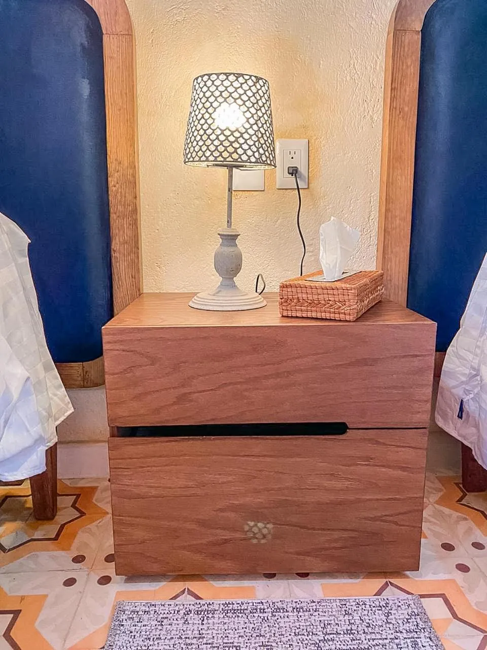 Decorative detail, Bed in Hotel Boutique Santo Cuervo