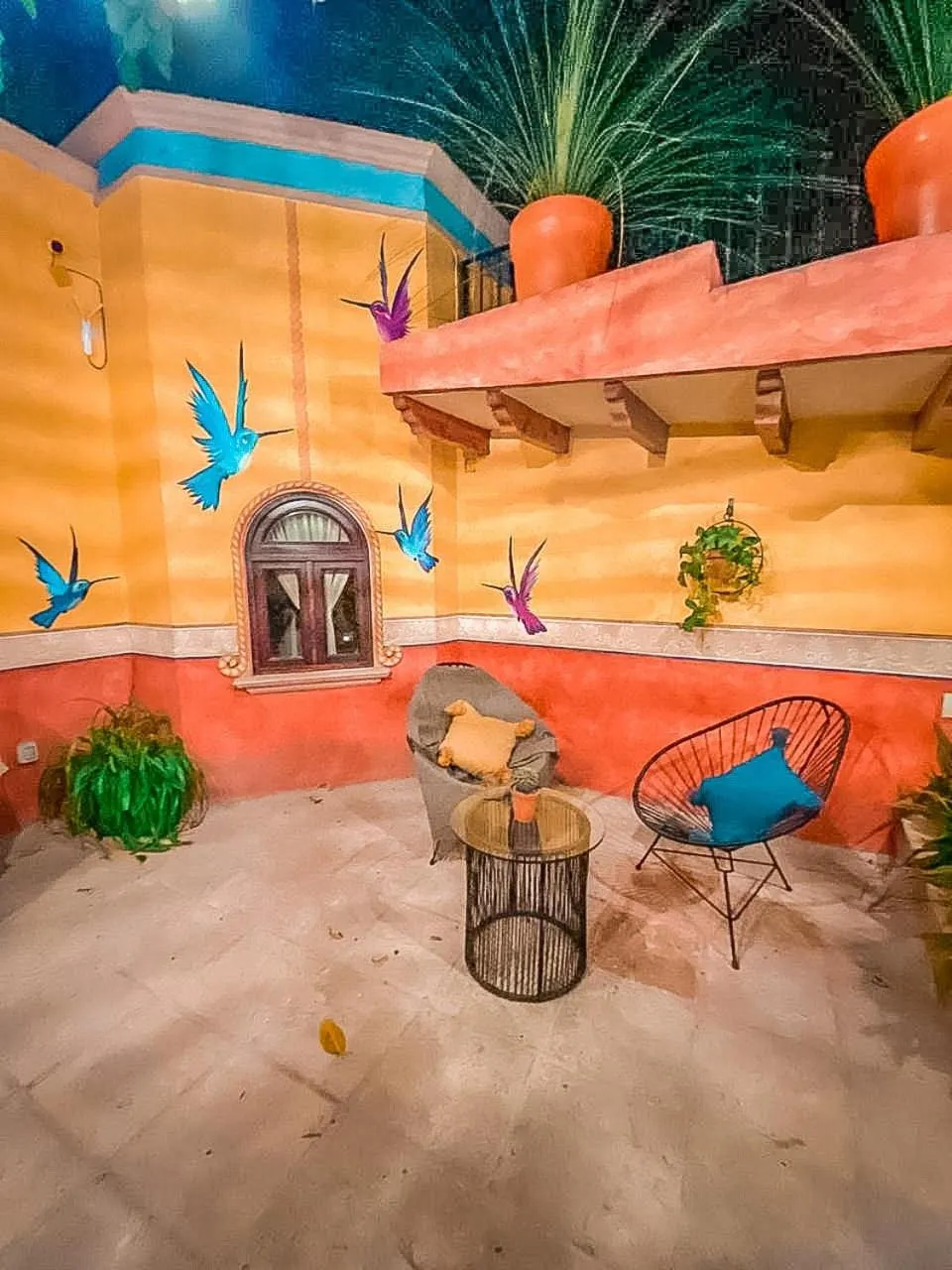 Patio in Hotel Boutique Santo Cuervo