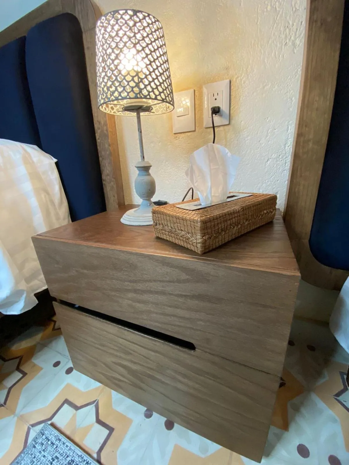 Decorative detail, Bed in Hotel Boutique Santo Cuervo