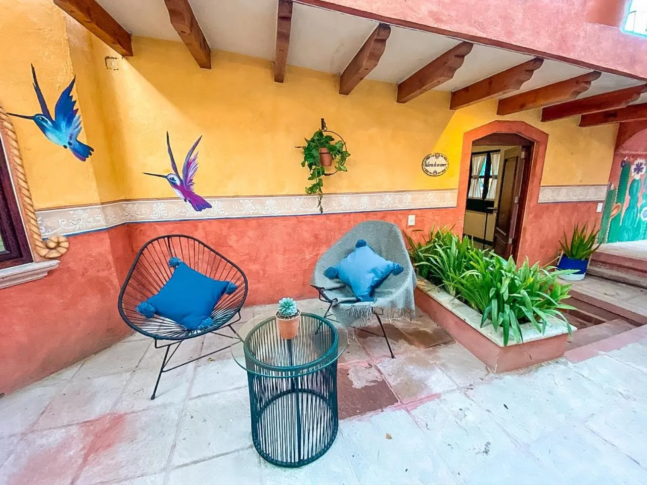 Patio in Hotel Boutique Santo Cuervo