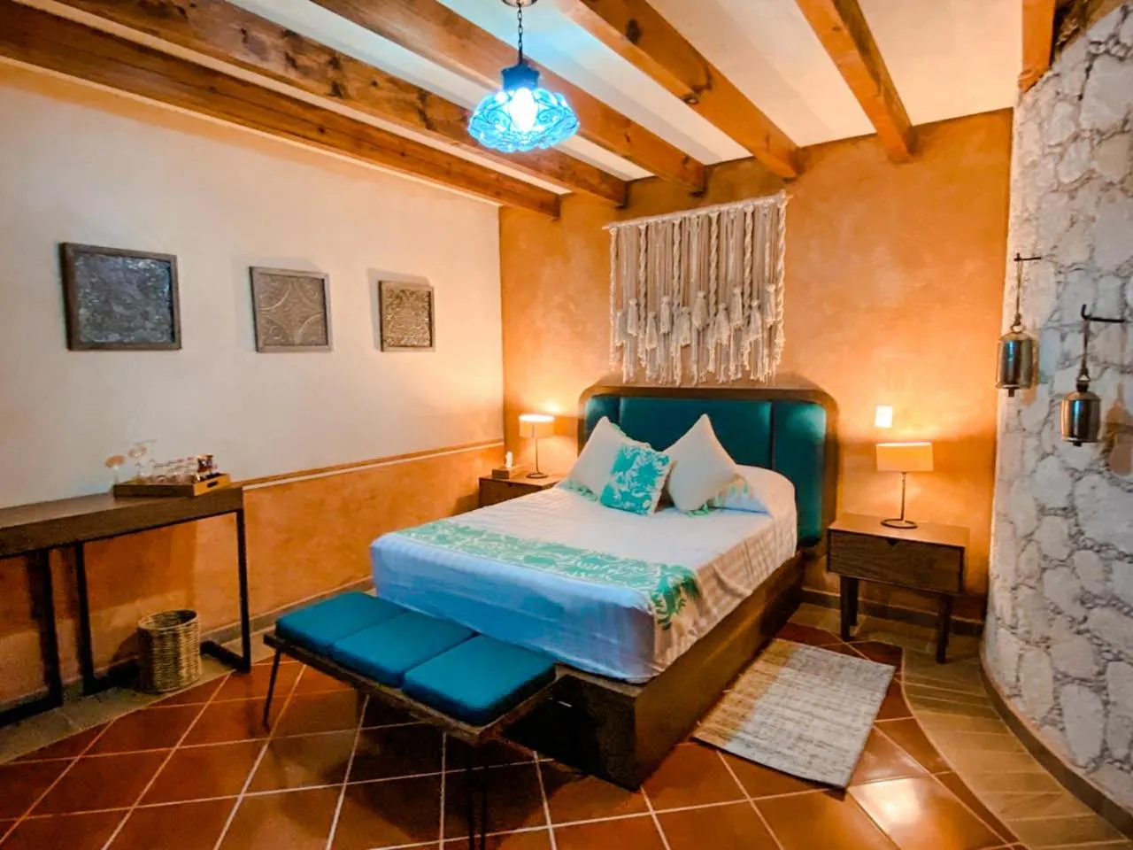 Bed in Hotel Boutique Santo Cuervo