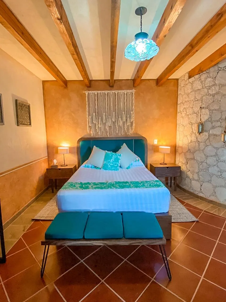 Bed in Hotel Boutique Santo Cuervo