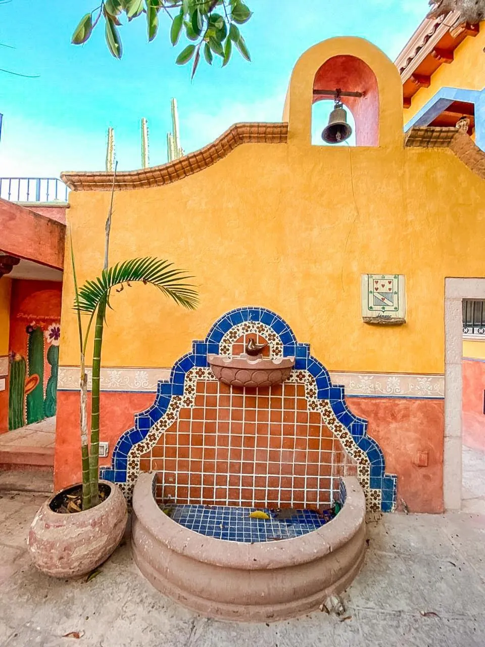 Patio in Hotel Boutique Santo Cuervo