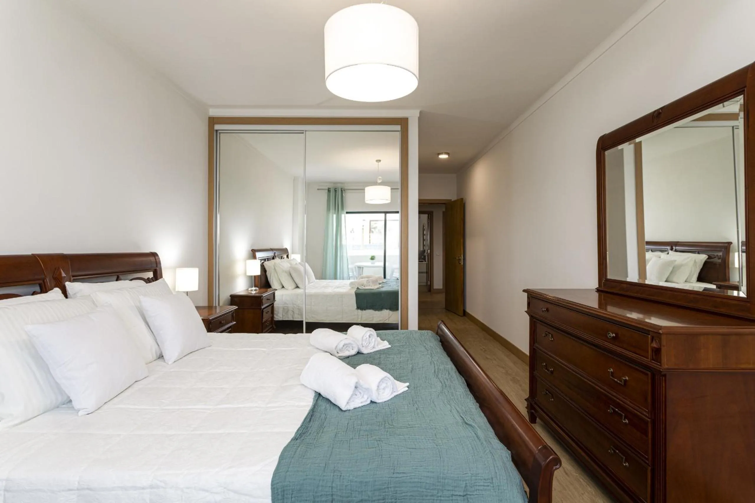 Bed in Miral 2 - Beach front apartment with pool