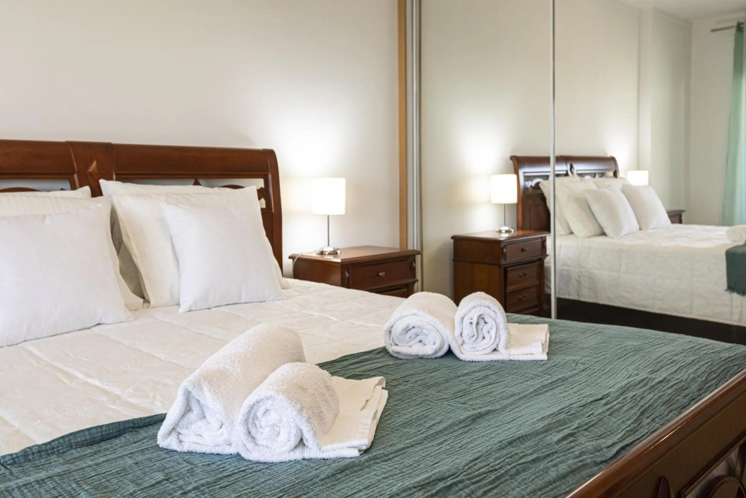 Bed in Miral 2 - Beach front apartment with pool