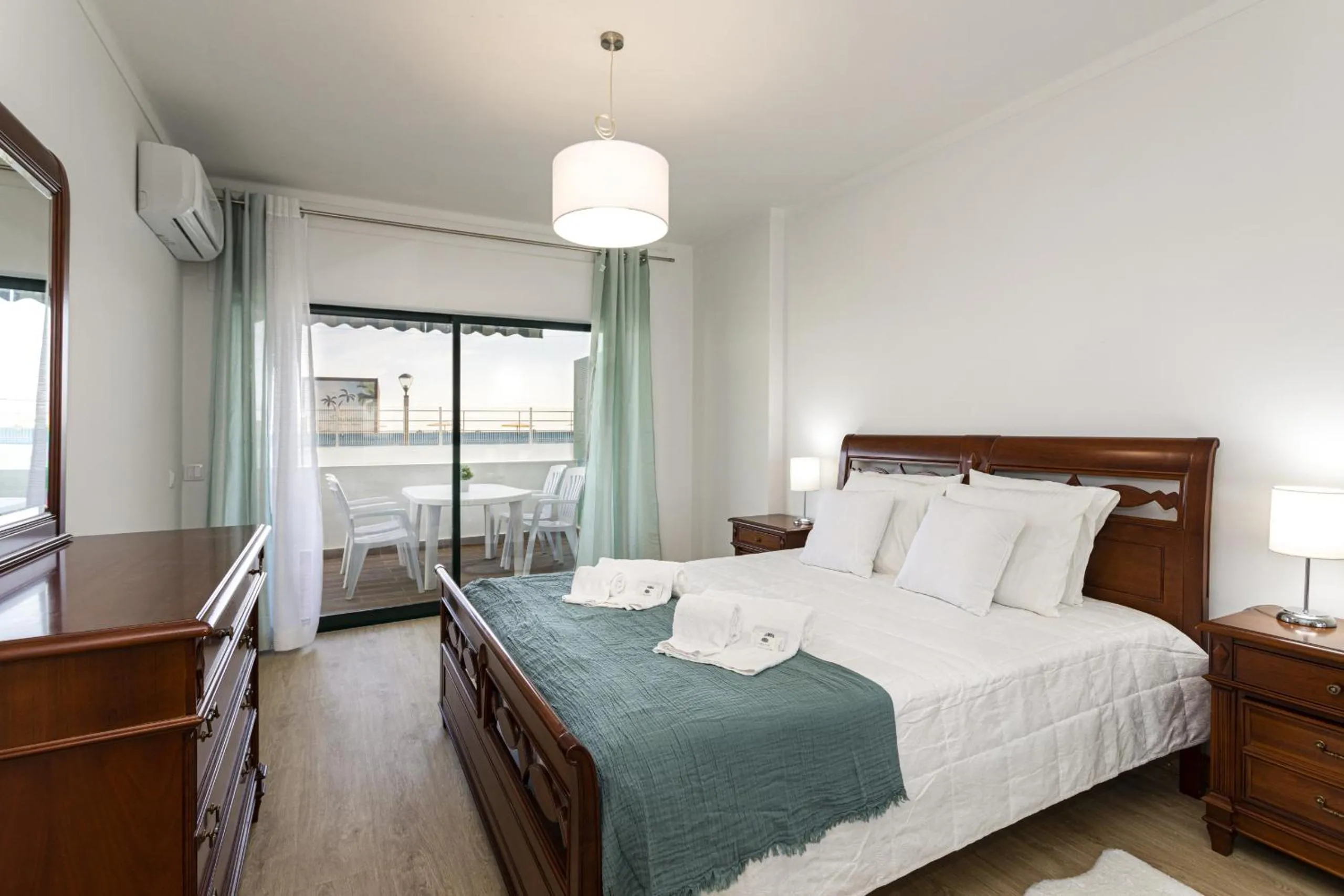 Bed in Miral 2 - Beach front apartment with pool