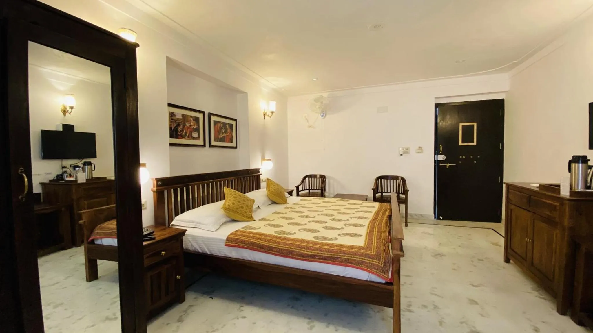 Bedroom, Bed in Kotra Haveli A Boutique Hotel by Lake Pichola