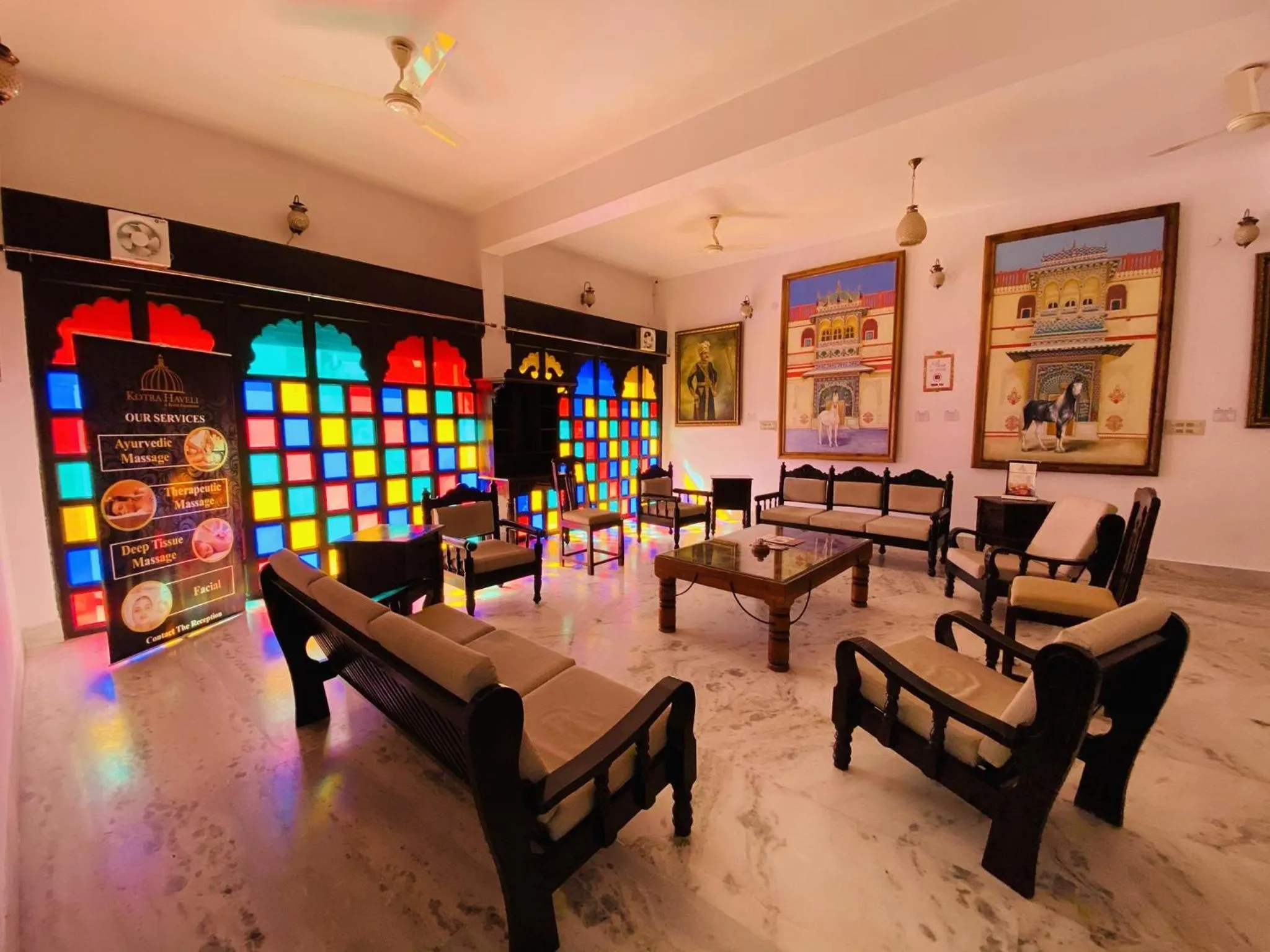 Lobby or reception in Kotra Haveli A Boutique Hotel by Lake Pichola