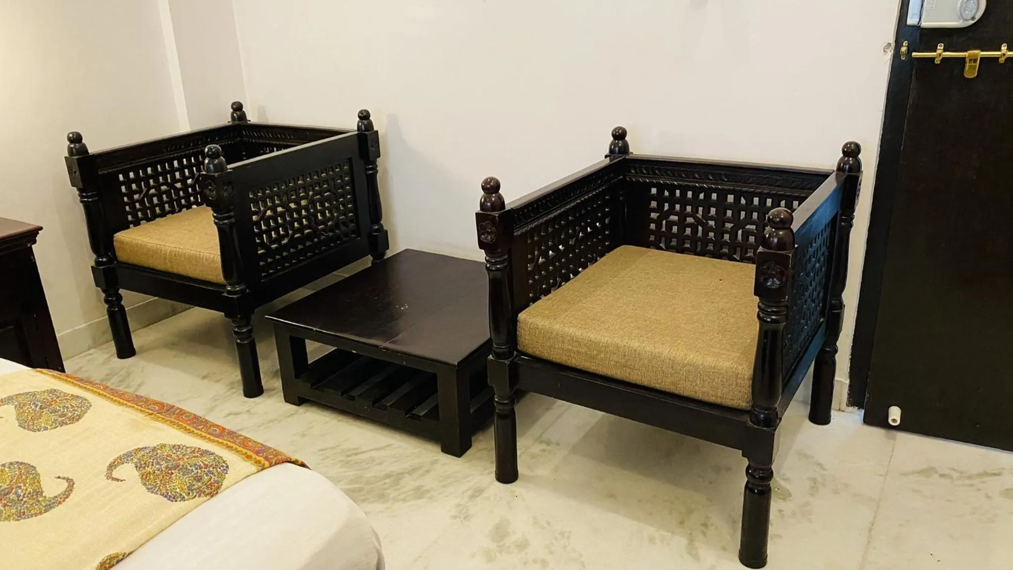 Seating area in Kotra Haveli A Boutique Hotel by Lake Pichola