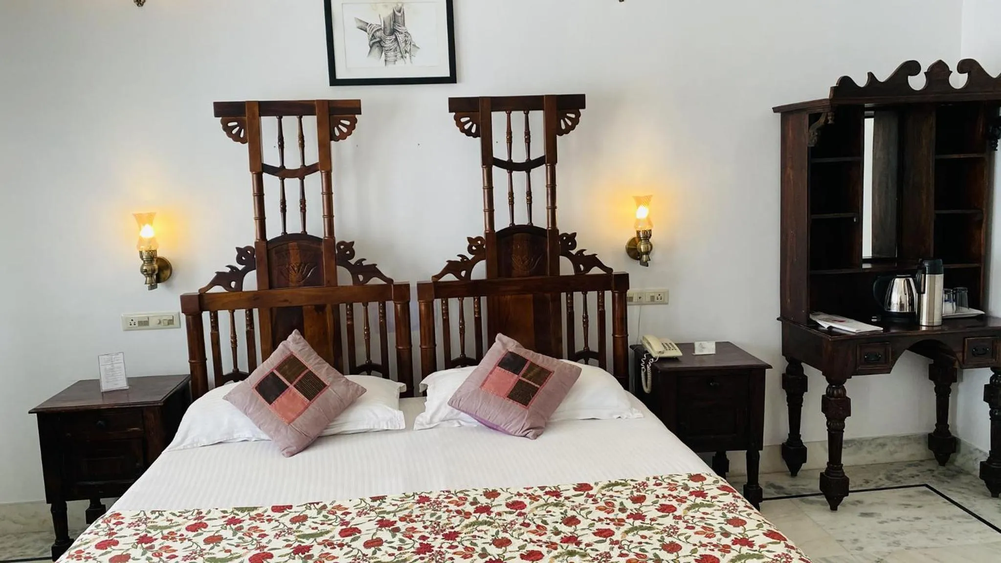 Bedroom, Bed in Kotra Haveli A Boutique Hotel by Lake Pichola