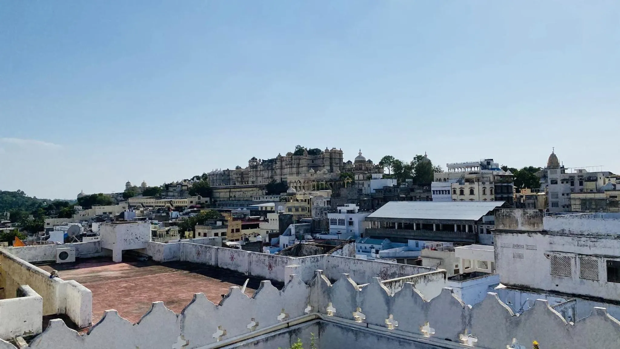 Bird's eye view in Kotra Haveli A Boutique Hotel by Lake Pichola